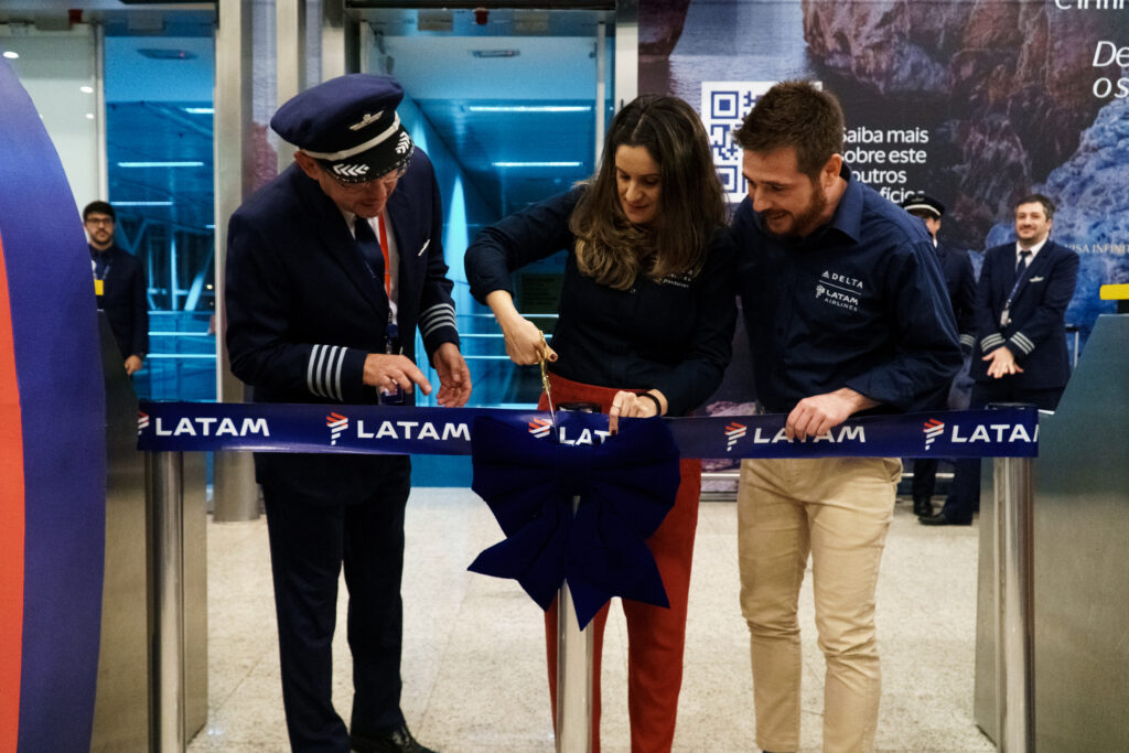 Latam e Delta inauguram primeira rota da Joint Venture entre São Paulo e Los Angeles; fotos Latam e Delta inauguram primeira rota da Joint Venture entre São Paulo e Los Angeles; fotos