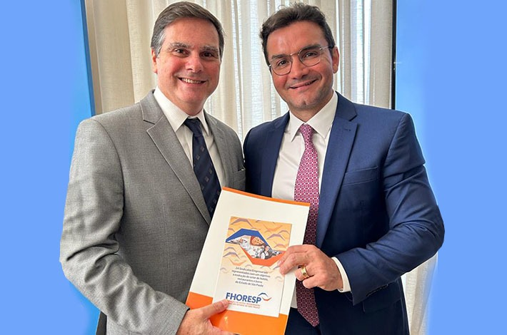 Presidente da FHORESP recebe ministro do Turismo, Celso Sabino, em almoço Presidente da FHORESP recebe ministro do Turismo, Celso Sabino, em almoço