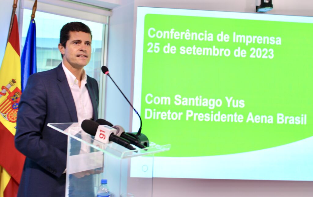 Aena presidente Santiago Yus Aena Brasil assume Congonhas em outubro e anuncia novo terminal e conjunto de melhorias
