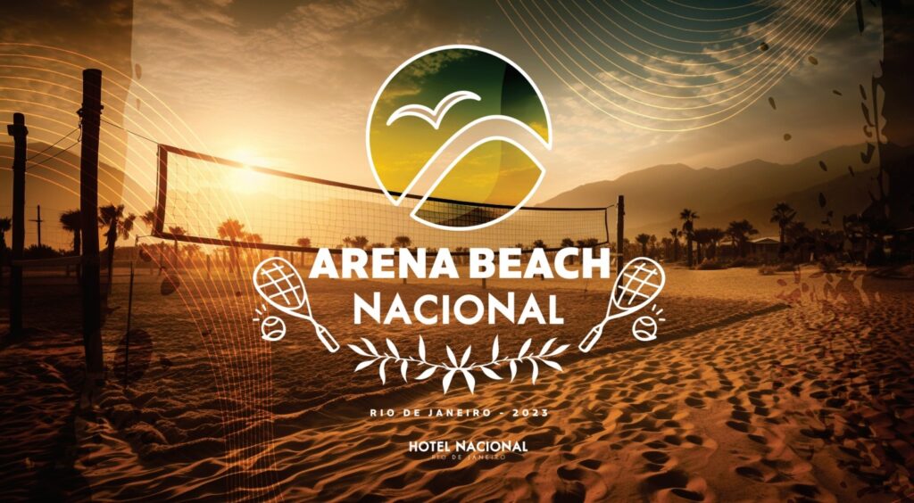 Arena Beach Nacional Hotel Nacional e GA Beach Tennis levam escola de tênis à praia