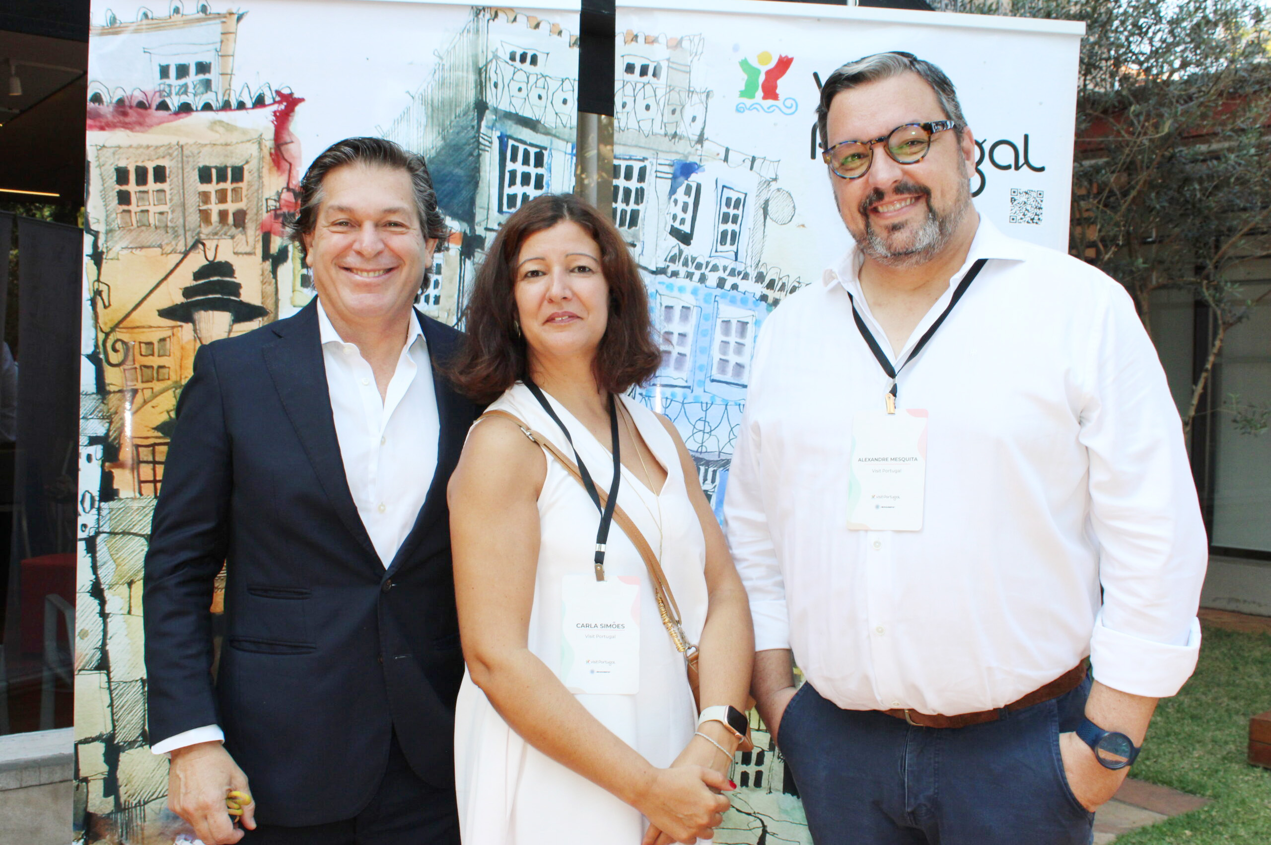 Bernardo Cardoso, Carla Simões e Alexandre Mesquita, do Visit Portugal Bernardo Cardoso, Carla Simões e Alexandre Mesquita, do Visit Portugal