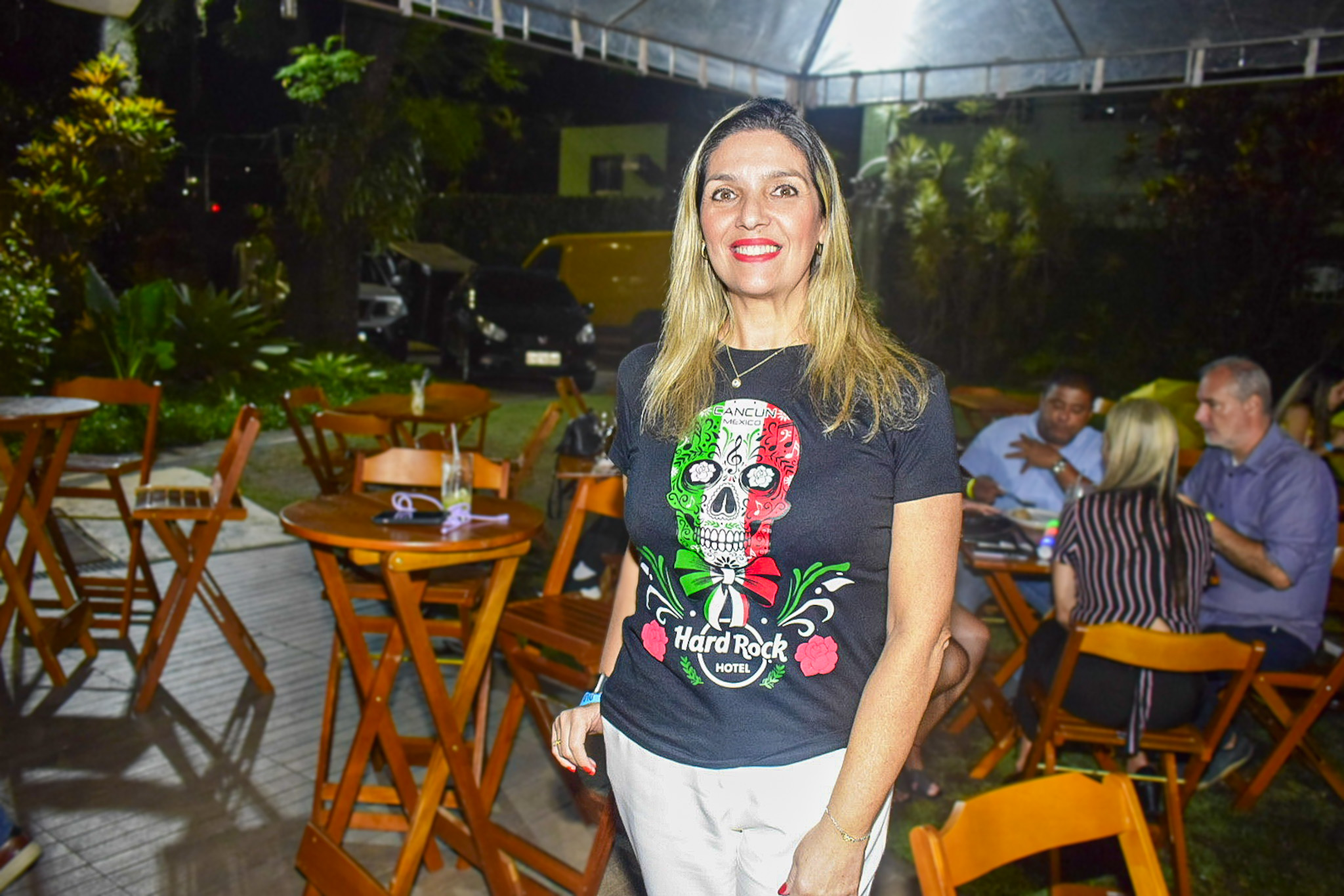 Carla Cecchele, do Hard Rock Carla Cecchele, do Hard Rock