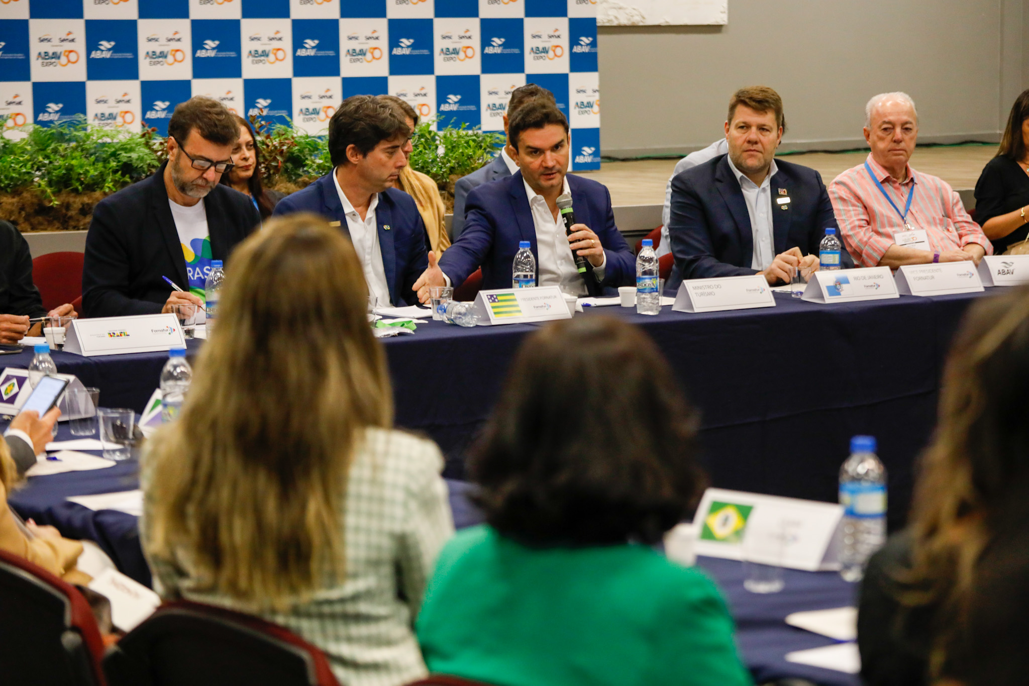 Celso Sabino, ministro do Turismo durante Fornatur