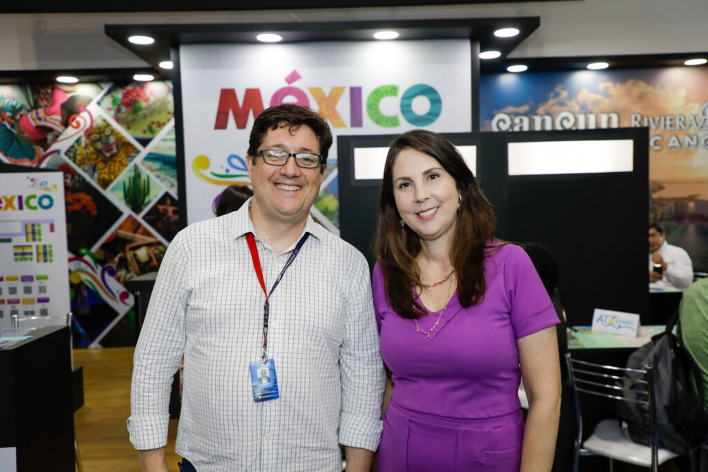 César e Bruna Freitas, da Aeromexico