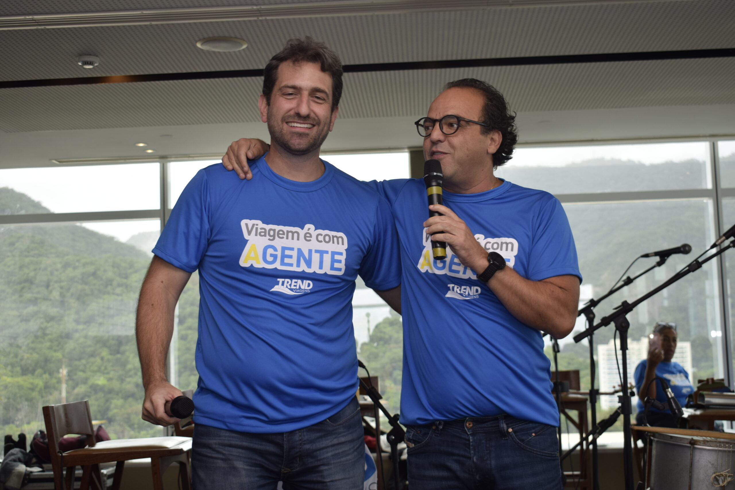 Bruno heleno, diretor da Trend e Fábio Godinho, CEO da CVC Bruno heleno, diretor da Trend e Fábio Godinho, CEO da CVC