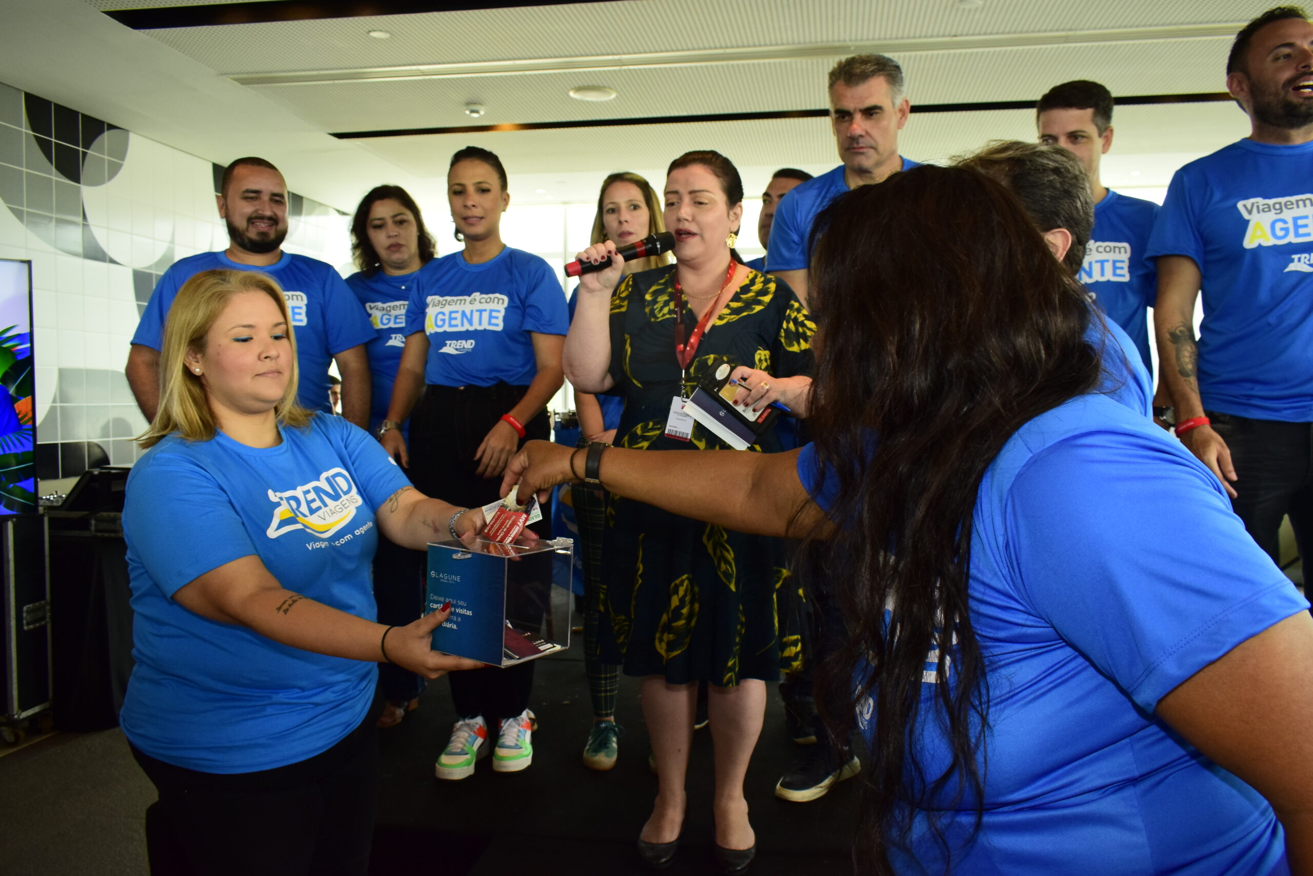 Durante o encontro houve um sorteio de prêmios Durante o encontro houve um sorteio de prêmios