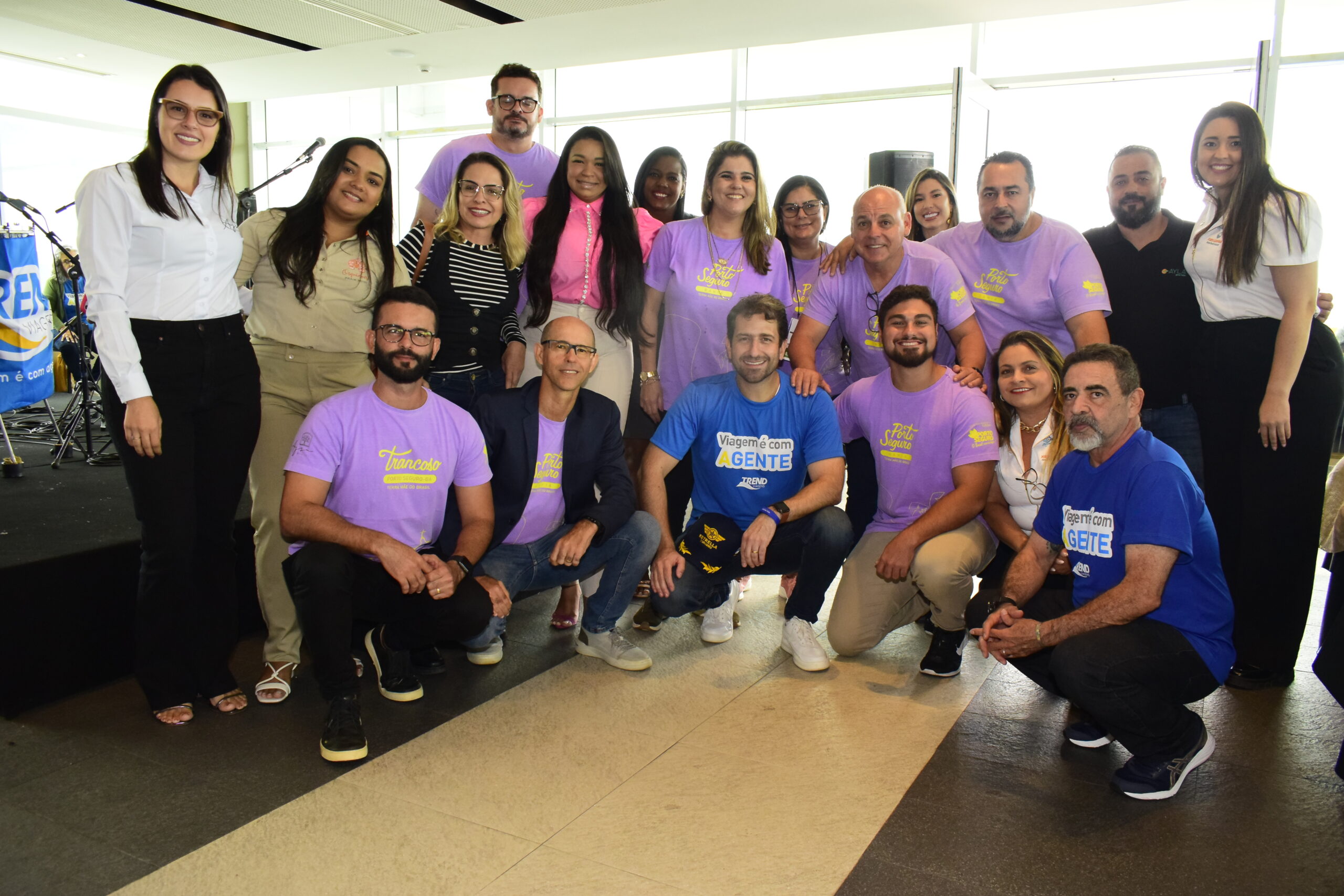 Equipe de Porto Seguro com Bruno Heleno, da Trend Equipe de Porto Seguro com Bruno Heleno, da Trend