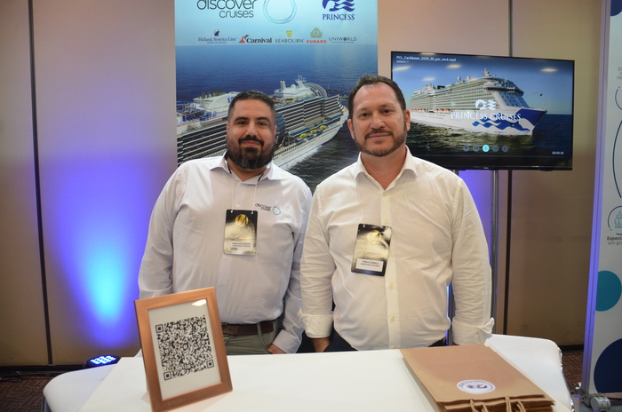 Marcos Bianchi e Pablo Zabala, da Discover Cruises Marcos Bianchi e Pablo Zabala, da Discover Cruises