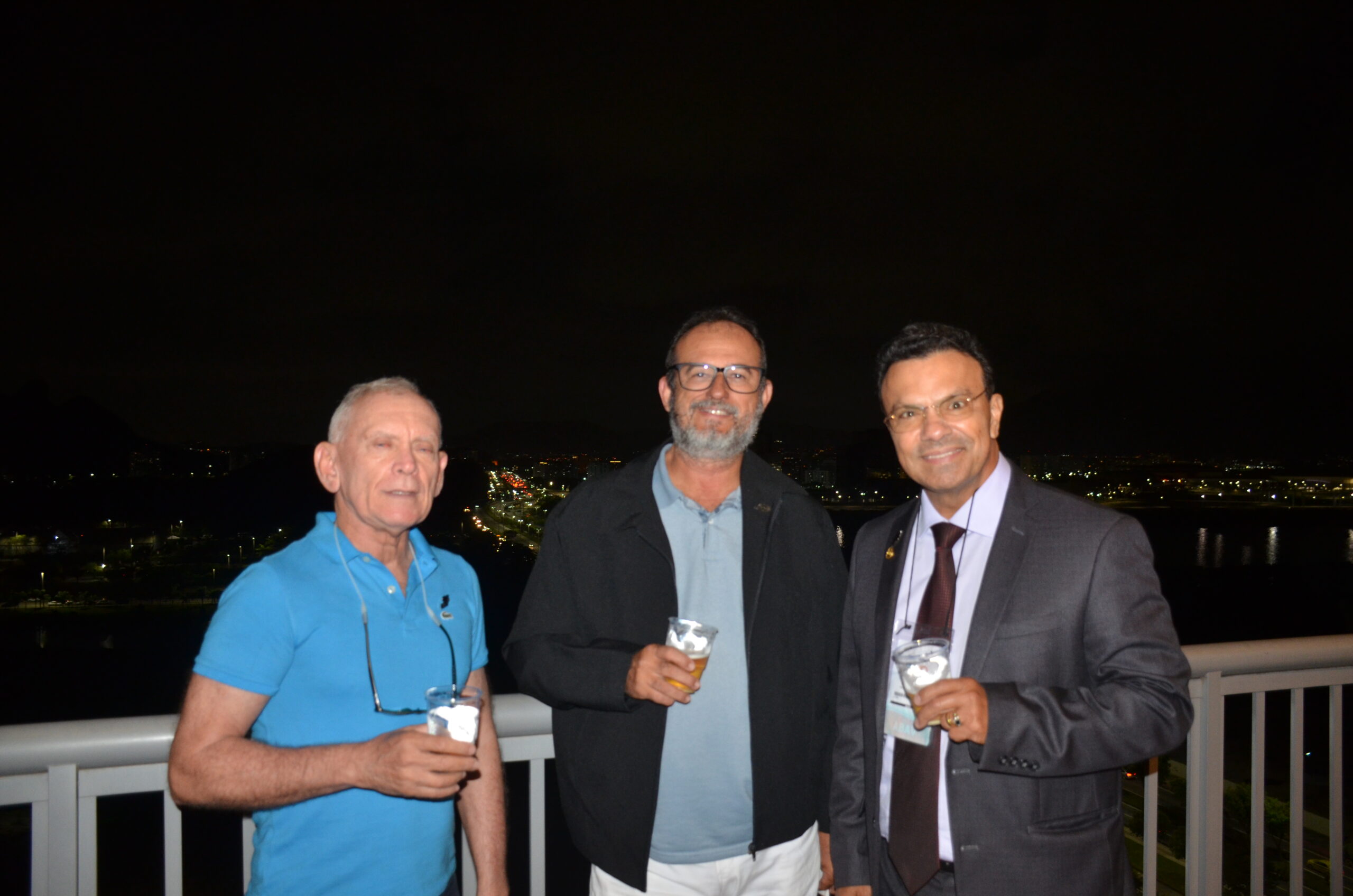 Kleiber Brandão, Adailton Vilela e Ravison Souza, da Abav Sergipe 