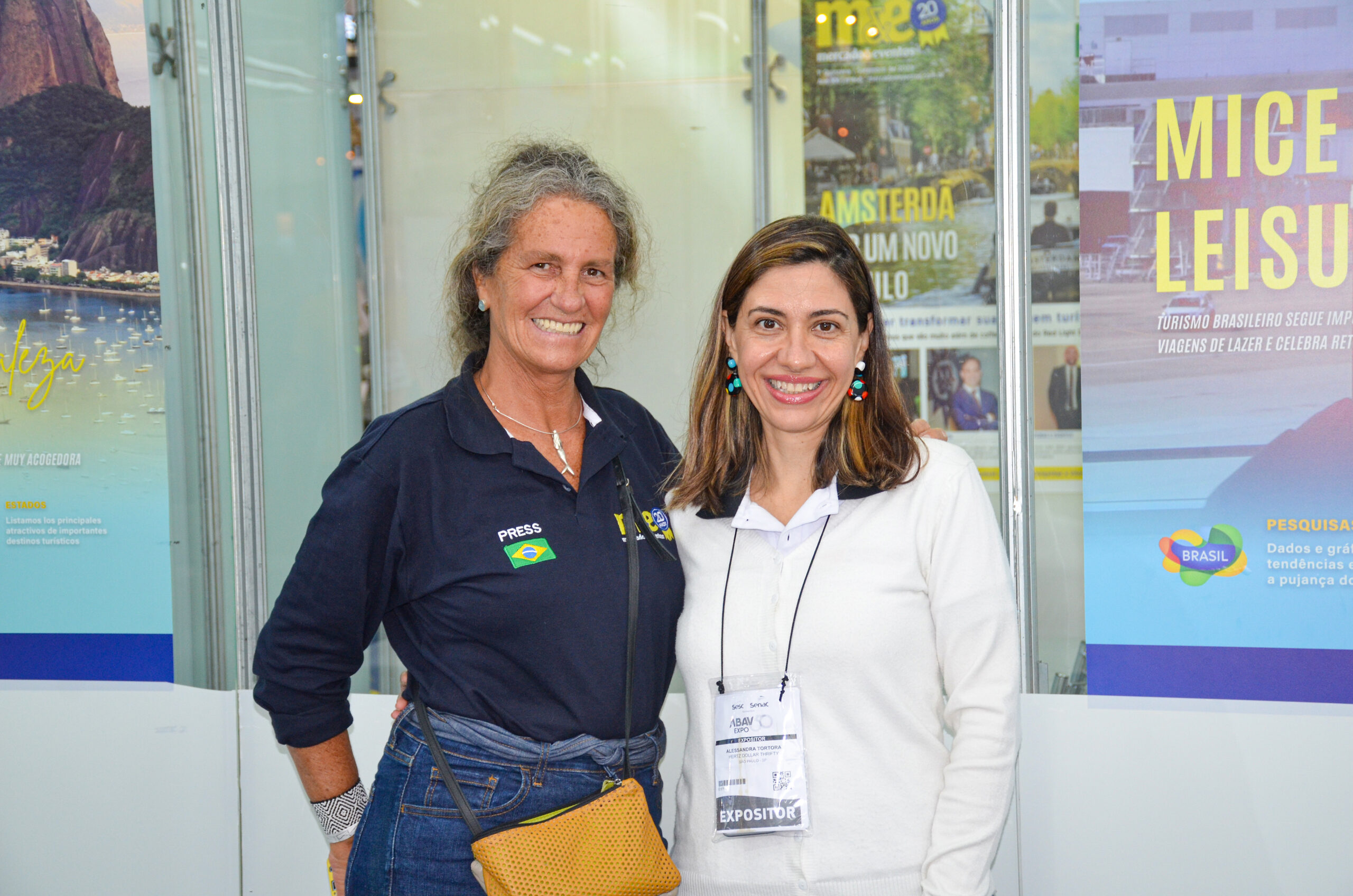 Mari Masgrau do M&E e Alessandra Tortora, da Hertz Mari Masgrau do M&E e Alessandra Tortora, da Hertz