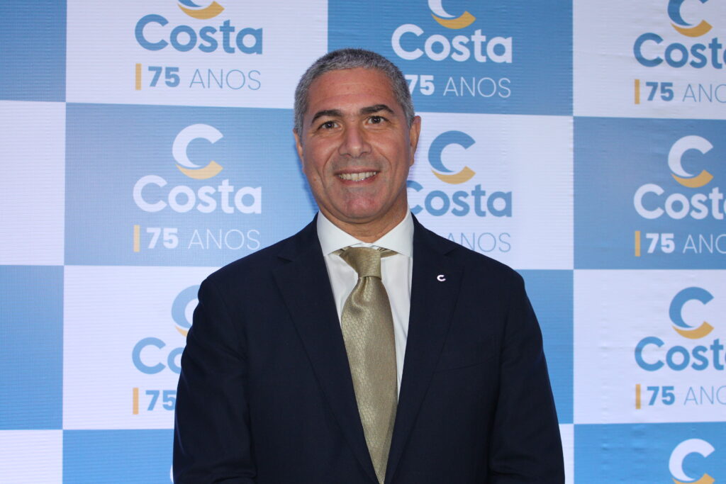 Dario Rustico, Dario Rustico, presidente executivo da Costa Cruzeiros para a América Central e do Sul