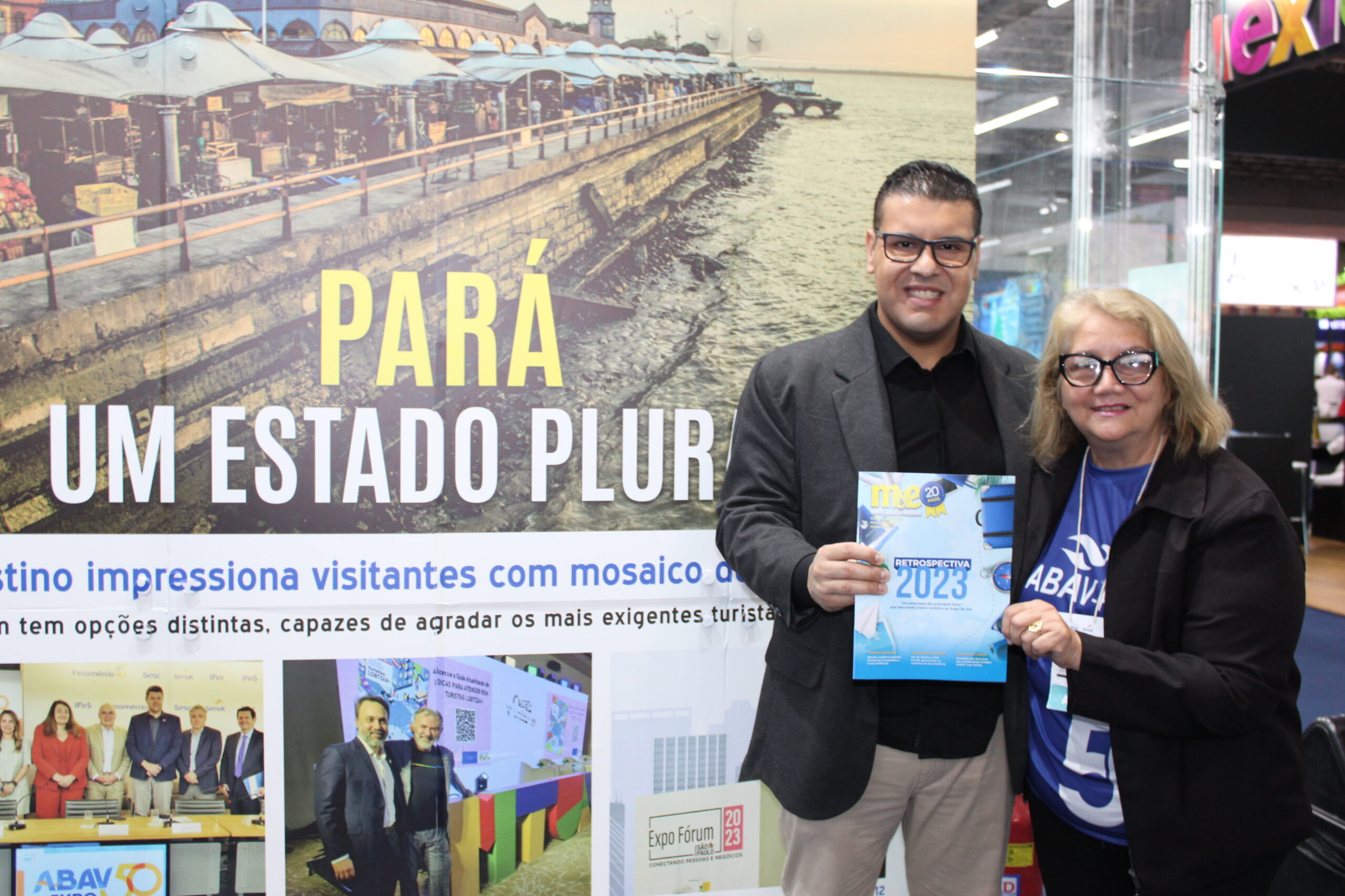 Edna Rocha, presidente da Abav-PA, e o deputado Fabio Freitas Edna Rocha, presidente da Abav-PA, e o deputado Fabio Freitas