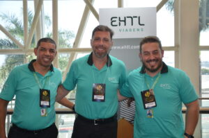Edvaldo Ferraz, Henrique Diniz e Alexandre Prates, da EHTL