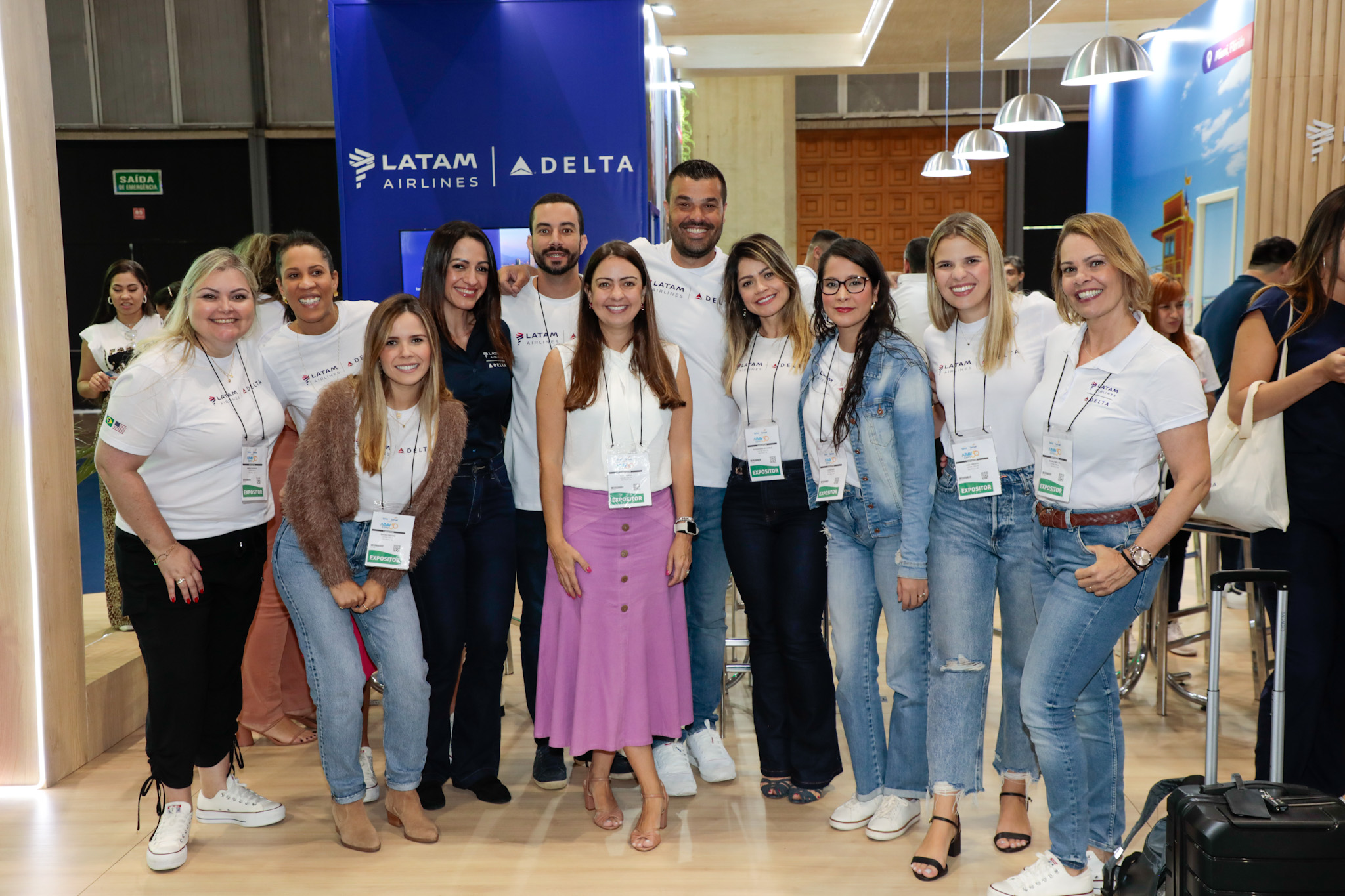 Equipe da Latam e Delta Equipe da Latam e Delta