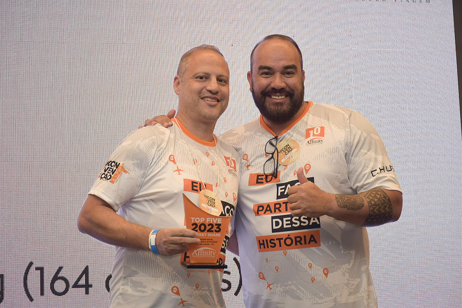 Flávio Engelberg, vencedor do terciero lugar do Top Five Market Share Flávio Engelberg, vencedor do terciero lugar do Top Five Market Share