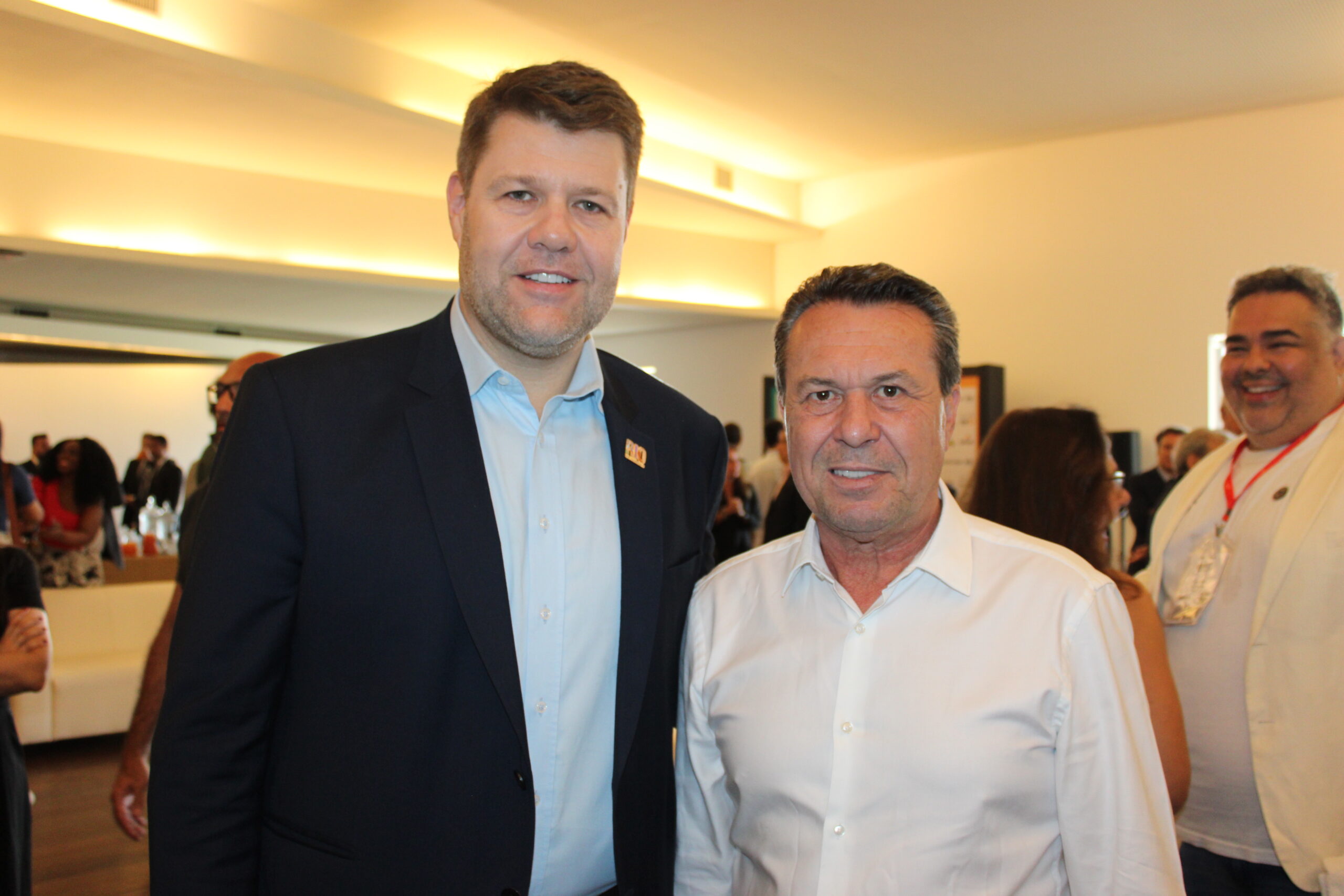 Gustavo Tutuca, secretário de Turismo do RJ, e Marcio Nunes, secretário de Turismo do Paraná