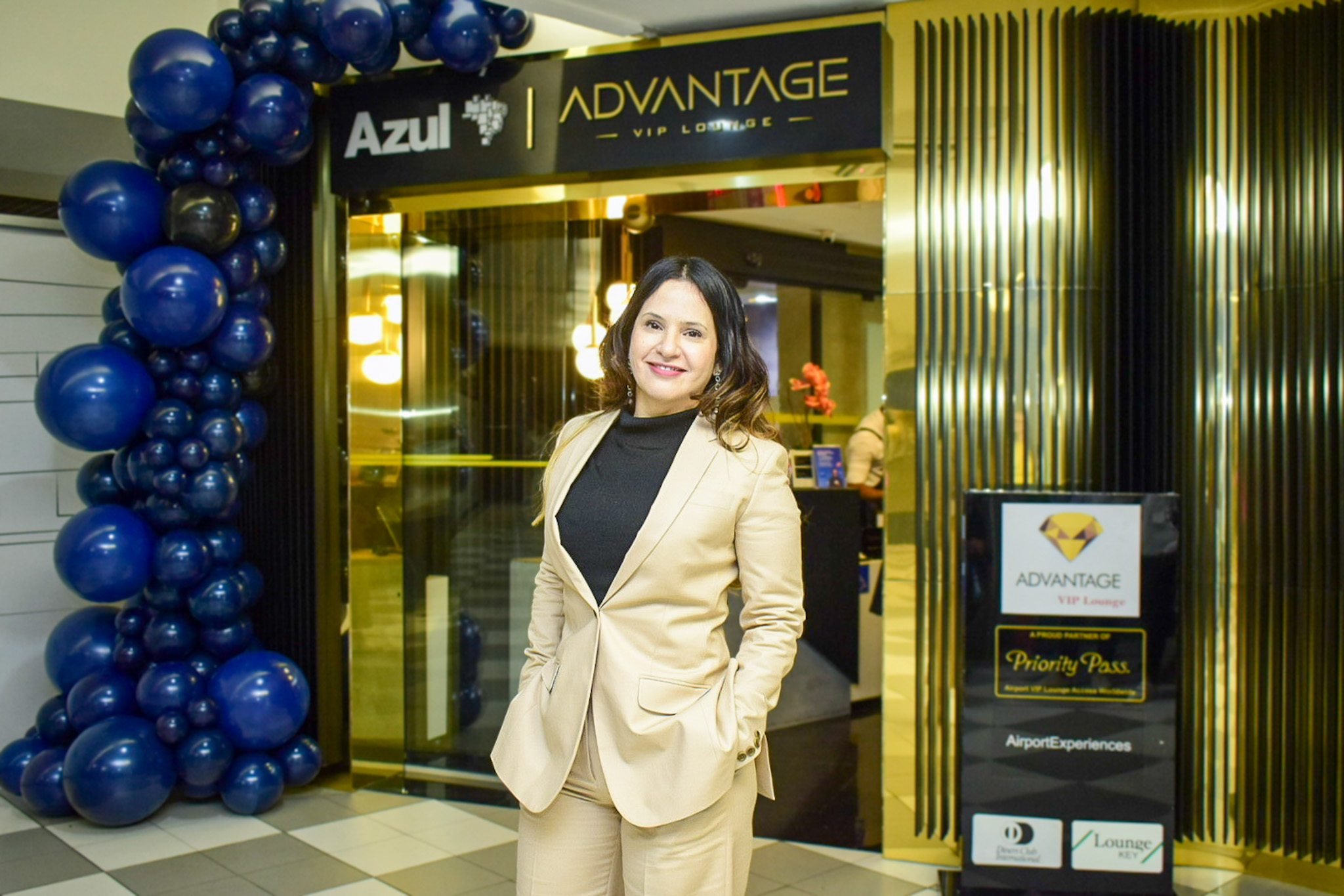 Rute Woitechen, diretora da Advantage VIP Lounge