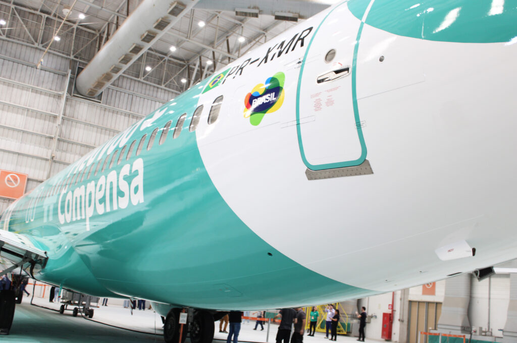 #MeuVooCompensa: veja fotos da inédita aeronave verde lançada pela Gol #MeuVooCompensa: veja fotos da inédita aeronave verde lançada pela Gol
