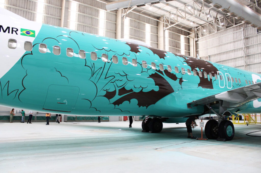 #MeuVooCompensa: veja fotos da inédita aeronave verde lançada pela Gol #MeuVooCompensa: veja fotos da inédita aeronave verde lançada pela Gol