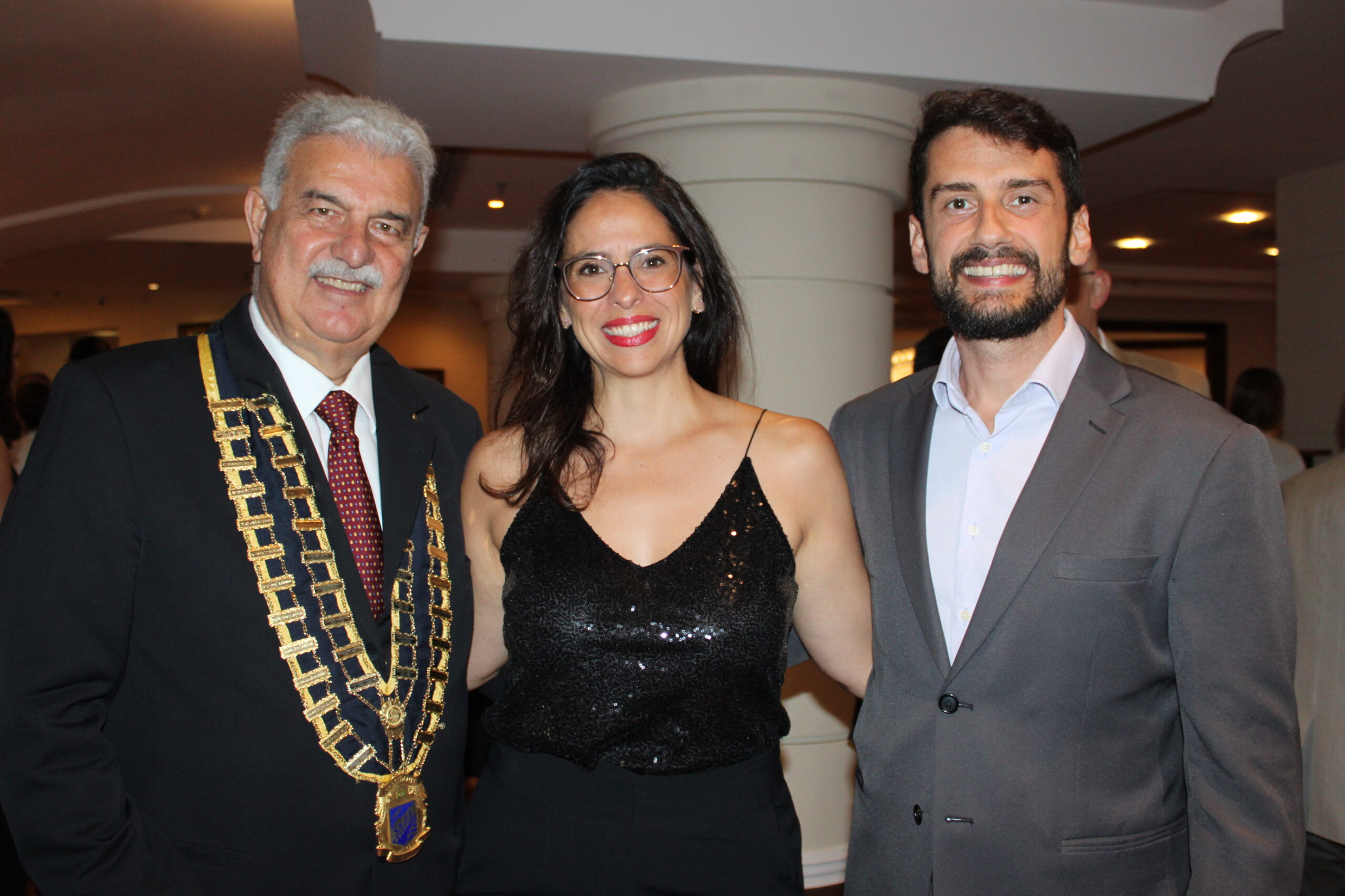 Walter Teixeira, da Skal, Juliana Ayala, e Bruno Wendling, do Fundtur-MS Walter Teixeira, da Skal, Juliana Ayala, e Bruno Wendling, do Fundtur-MS