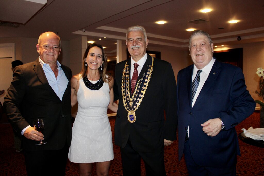 João de Nagy, do WTC, Mariane Ewbank, da Fulstandig, Walter Teixeira, do Skal, Fernando Guinato, do Sheraton WTC