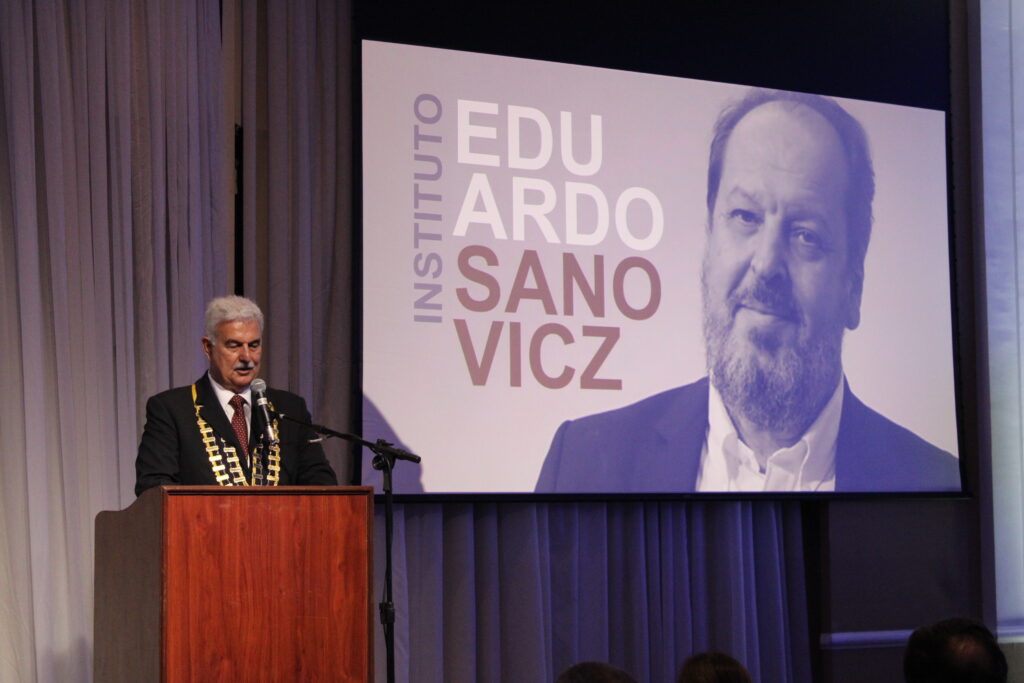 Walter Teixeira anuncia a criação do Instituto Eduardo Sanovicz