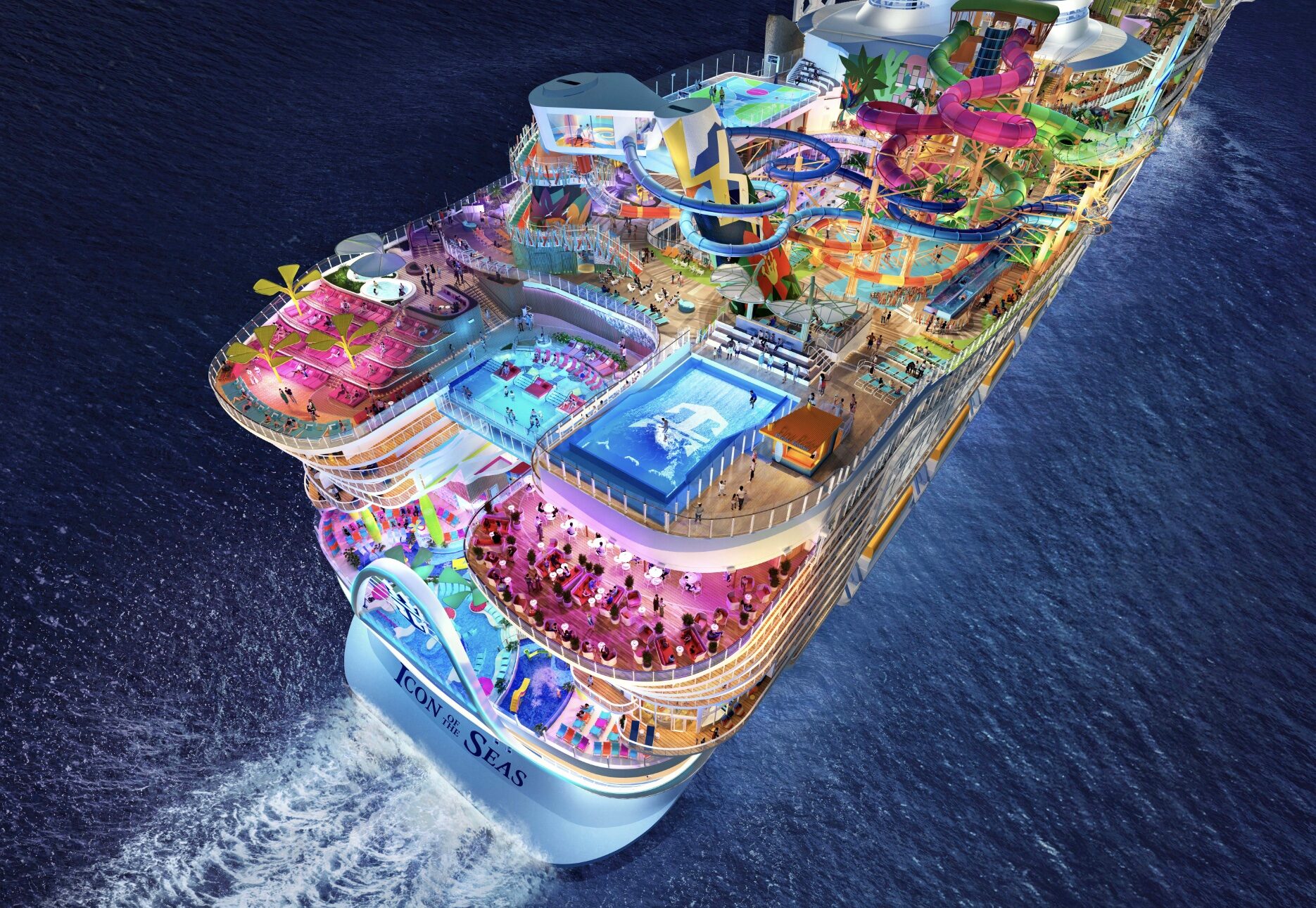 Icon.of .the .seas e1694693466386 Royal Caribbean recebe o Icon of the Seas, futuro maior navio de cruzeiro do mundo