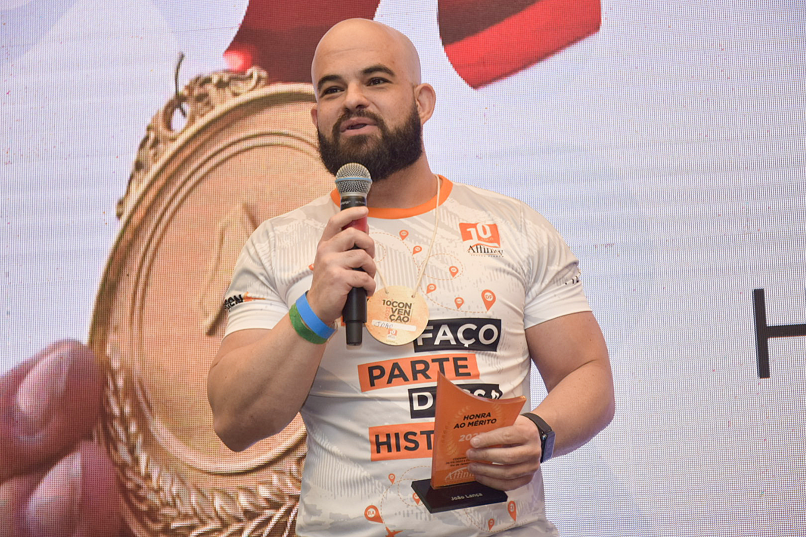 João Lança, vecedor da categoria Honra ao Mérito João Lança, vecedor da categoria Honra ao Mérito