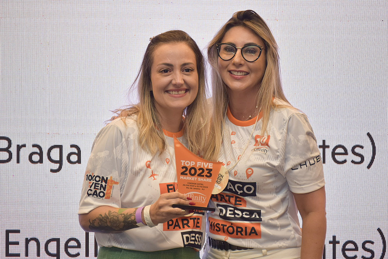 Karol Braga, vencedora do segundo lugar do Top Five Market Share Karol Braga, vencedora do segundo lugar do Top Five Market Share