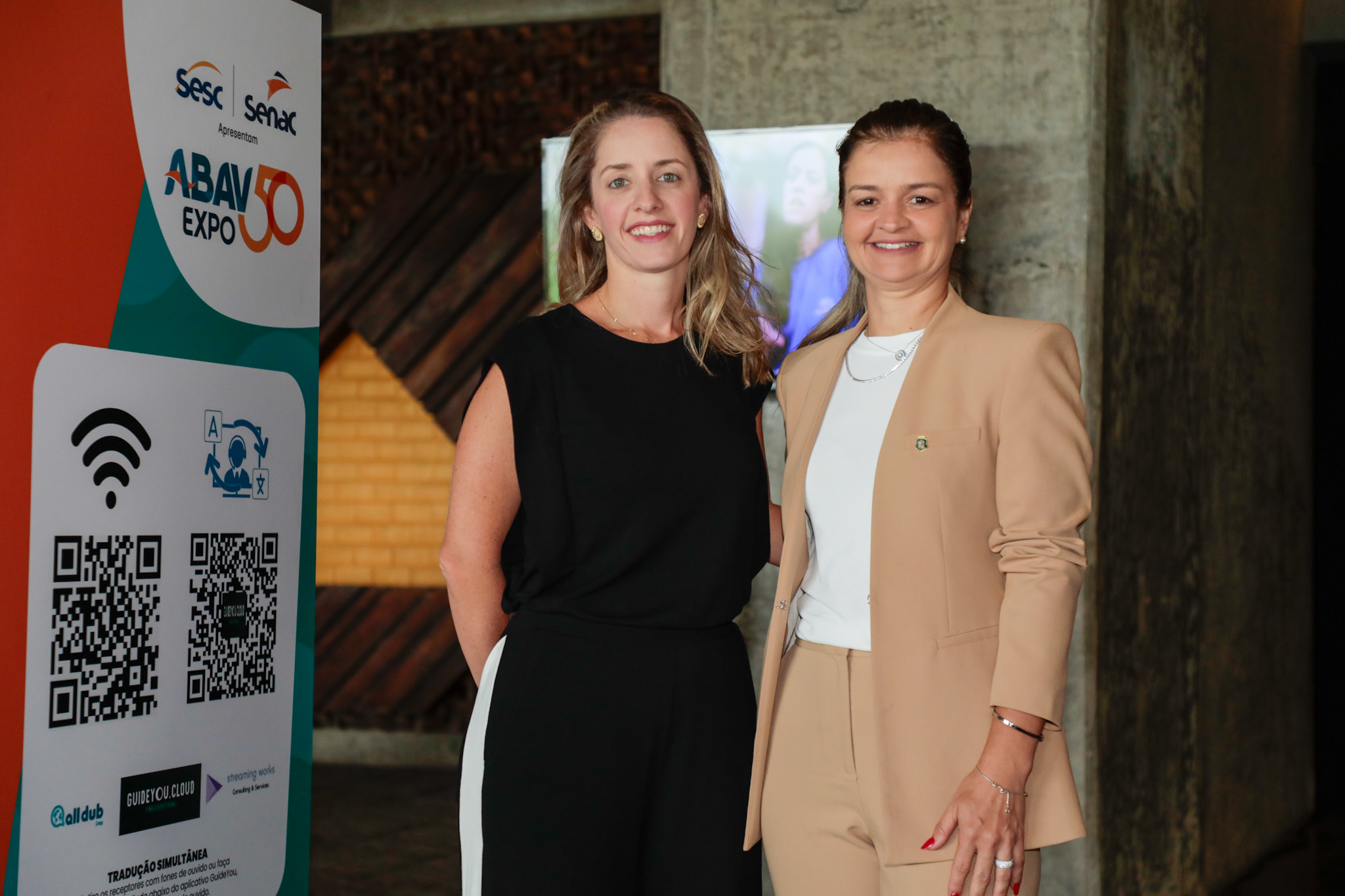 Livia Holanda, secretaria de turismo e cultura e Caucaia, e Yrwana Albuquerque Guerra, secretaria de Turismo do Ceará Livia Holanda, secretaria de turismo e cultura e Caucaia, e Yrwana Albuquerque Guerra, secretaria de Turismo do Ceará
