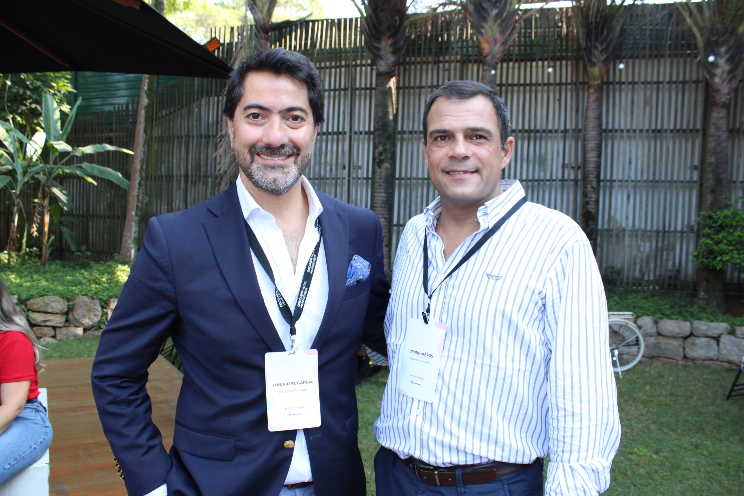 Luis Filipe Garcia, do Discovery Portugal, e Bruno Matos, do Top Atlantico DMC Luis Filipe Garcia, do Discovery Portugal, e Bruno Matos, do Top Atlantico DMC