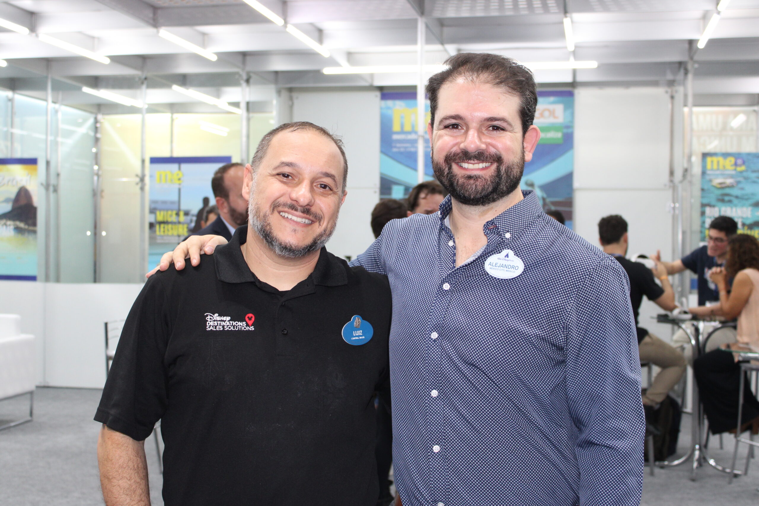 Luiz Araujo e Alejandro Flores, da Disney Luiz Araujo e Alejandro Flores, da Disney