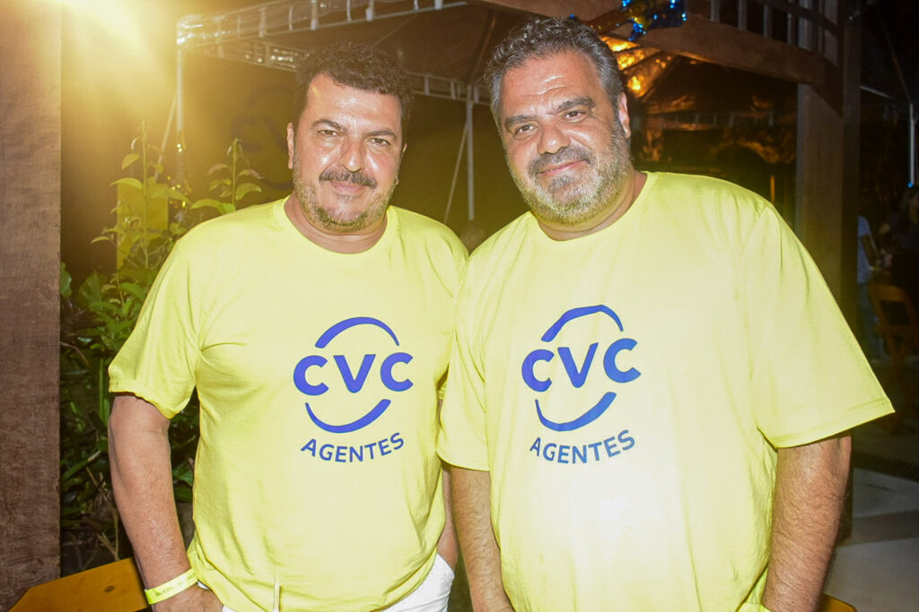 Luiz Marcos Ramos e Robson Alves, da CVC