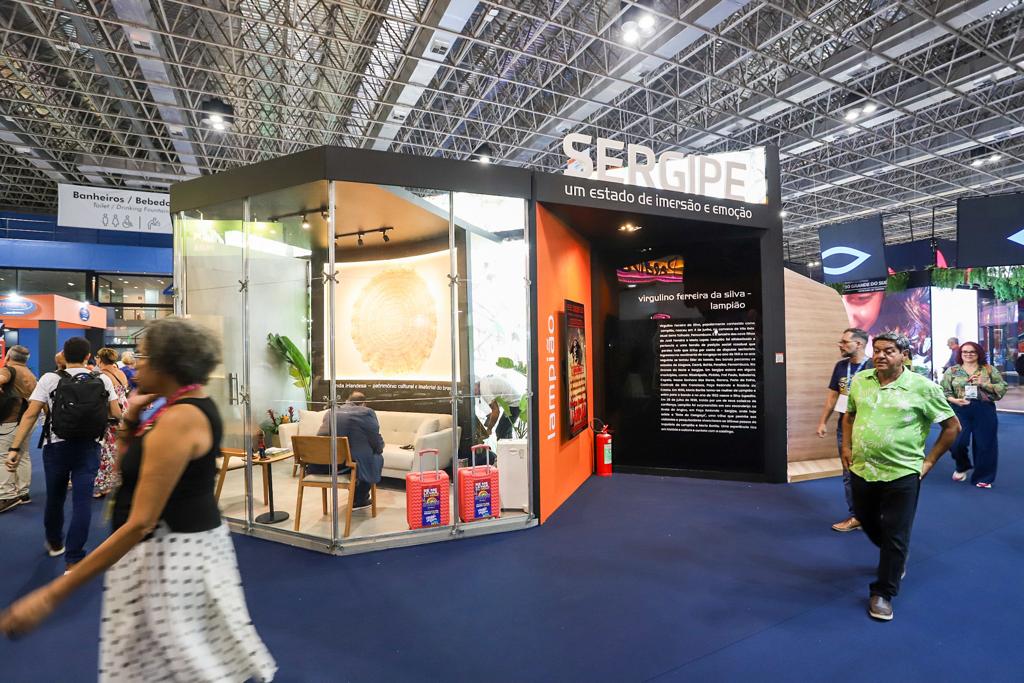 Estande de Sergipe ganha destaque na abertura da Abav Expo 2023 Estande de Sergipe ganha destaque na abertura da Abav Expo 2023