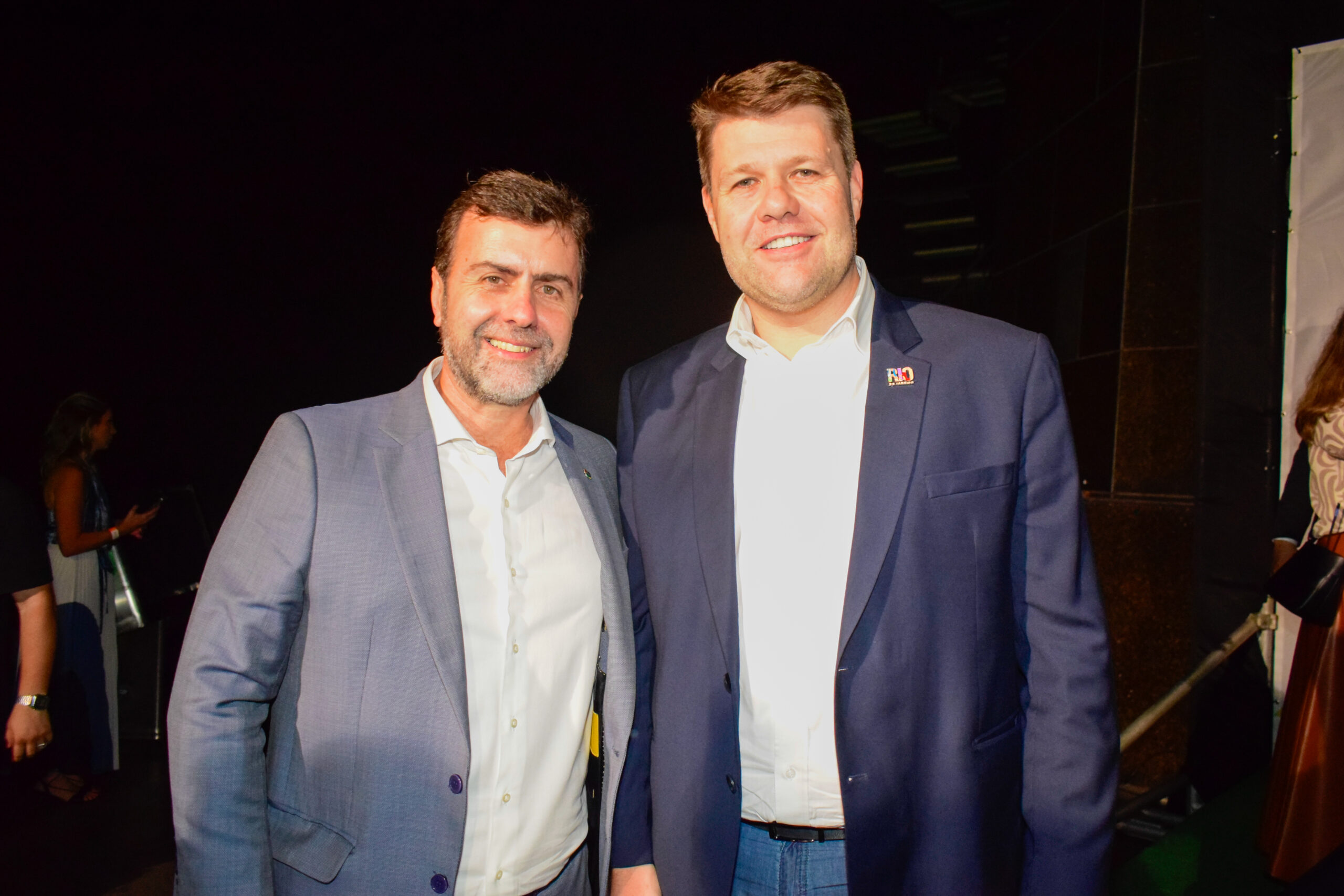 Marcelo Freixo, presidente da Embratur e Gustavo Tutuca, da Setur-RJ Marcelo Freixo, presidente da Embratur e Gustavo Tutuca, da Setur-RJ