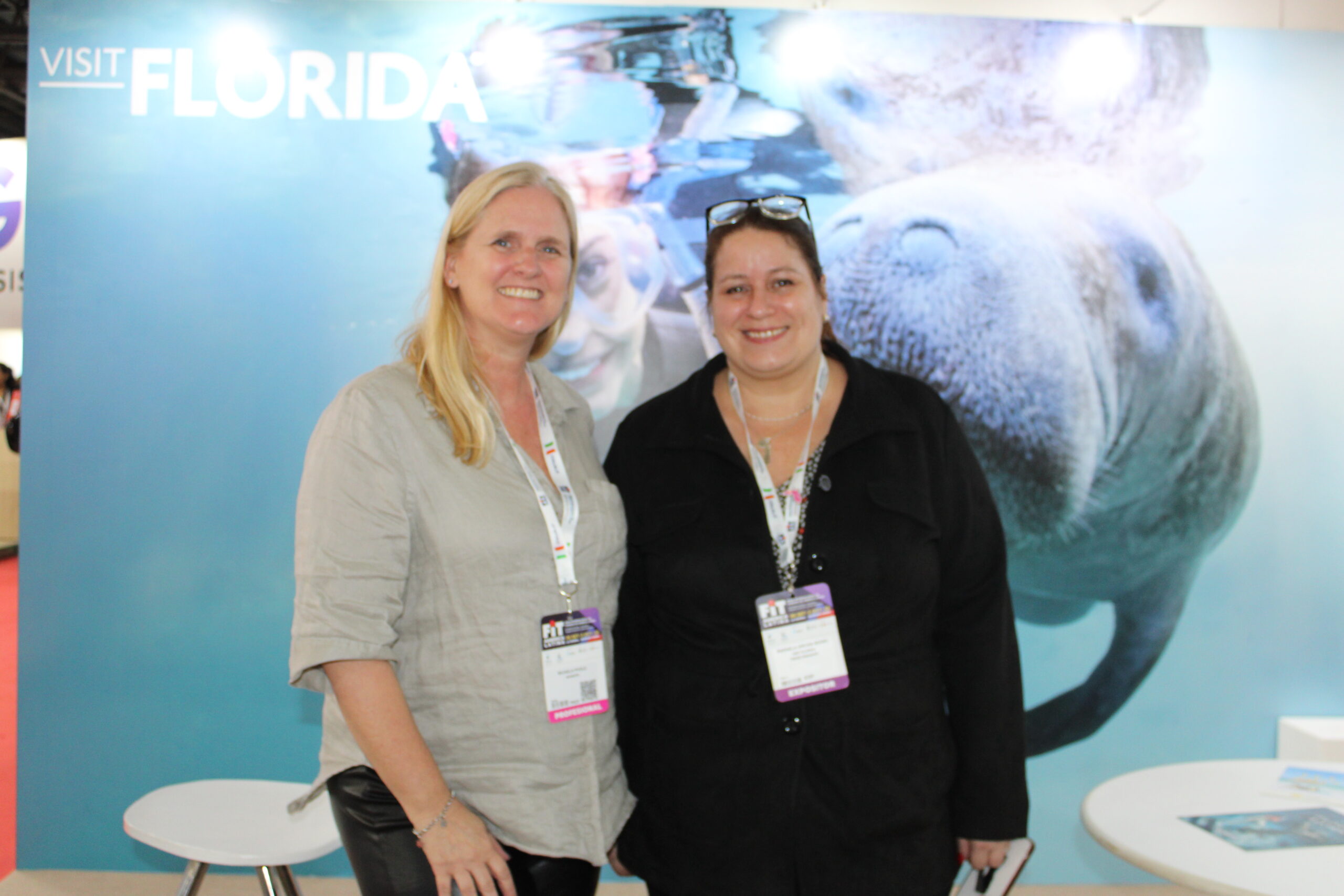 Micaela Poole e Rafaela Brown, do Visit Florida