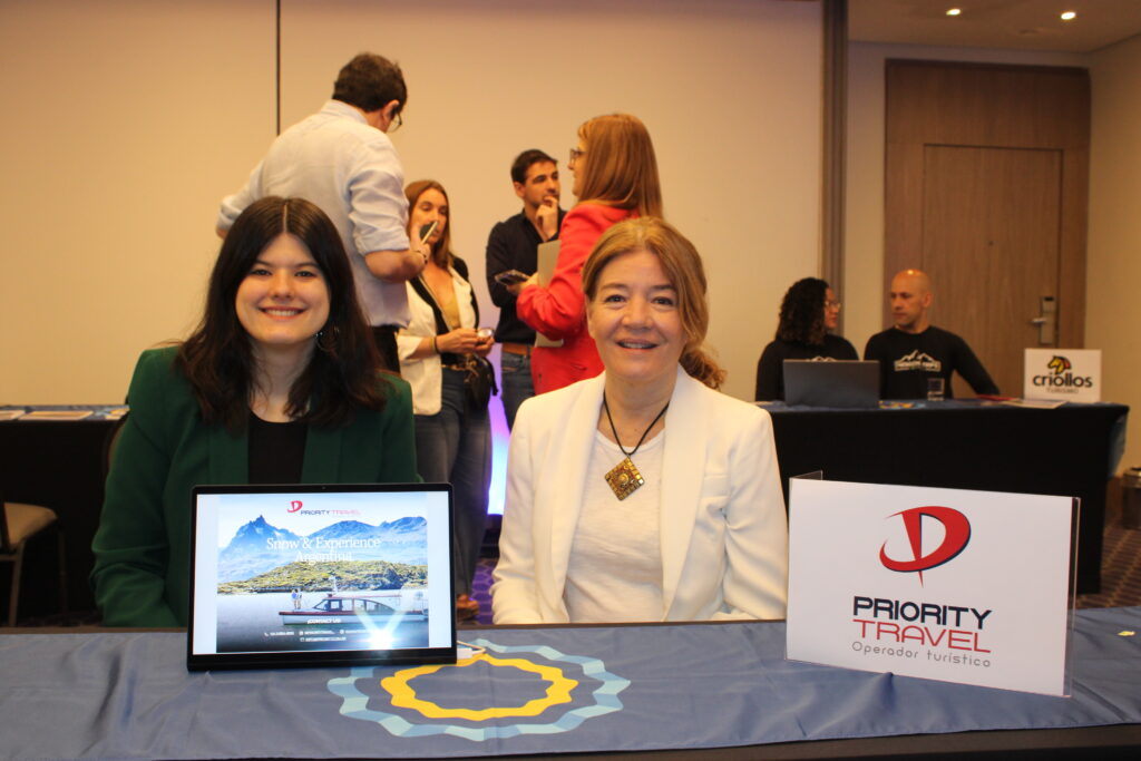 Micaela Romano e Andrea Gonzales, da Priority Travel