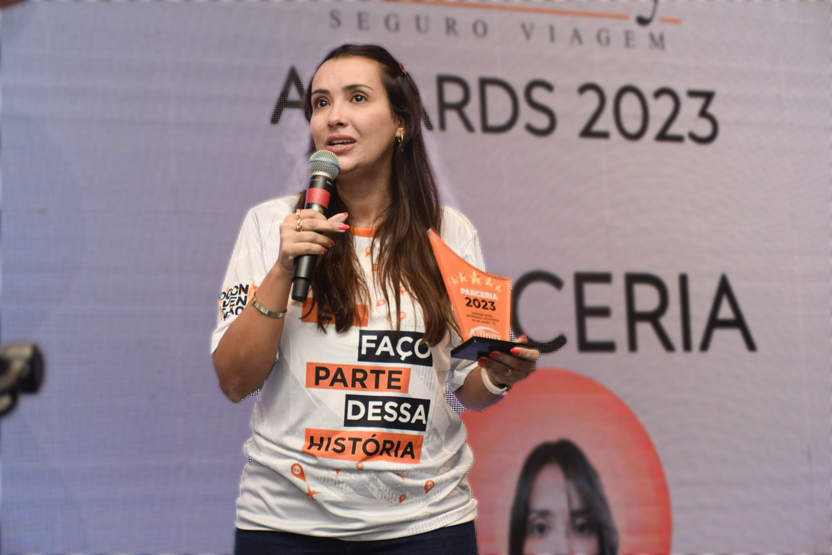 Natália Strucchi, da Go Trade, vencedora da categoria Parceria Natália Strucchi, da Go Trade, vencedora da categoria Parceria