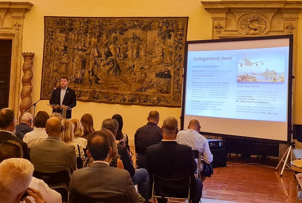 Em Roma, Setur-RJ destaca a potência turística do Rio de Janeiro para o mercado europeu Em Roma, Setur-RJ destaca a potência turística do Rio de Janeiro para o mercado europeu