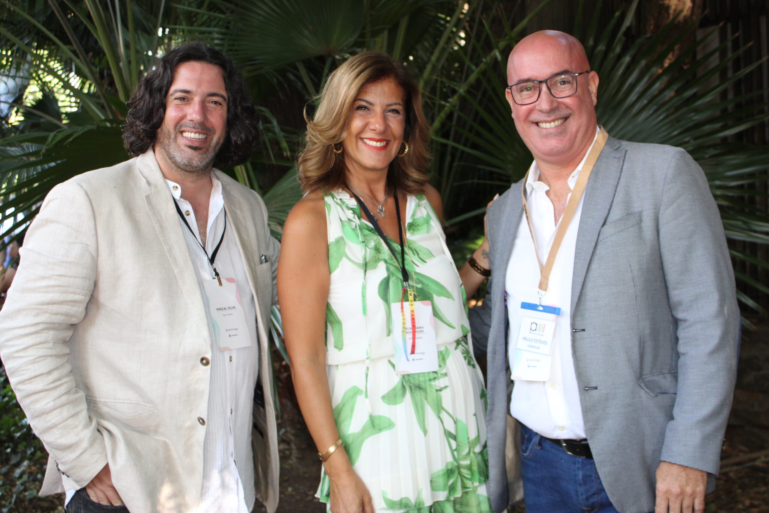 Pascal Silva, da Your Tours, Elsa Maria Rodrigues, da PHC Hotels, e Paulo Esteves, do Around Parallel Pascal Silva, da Your Tours, Elsa Maria Rodrigues, da PHC Hotels, e Paulo Esteves, do Around Parallel
