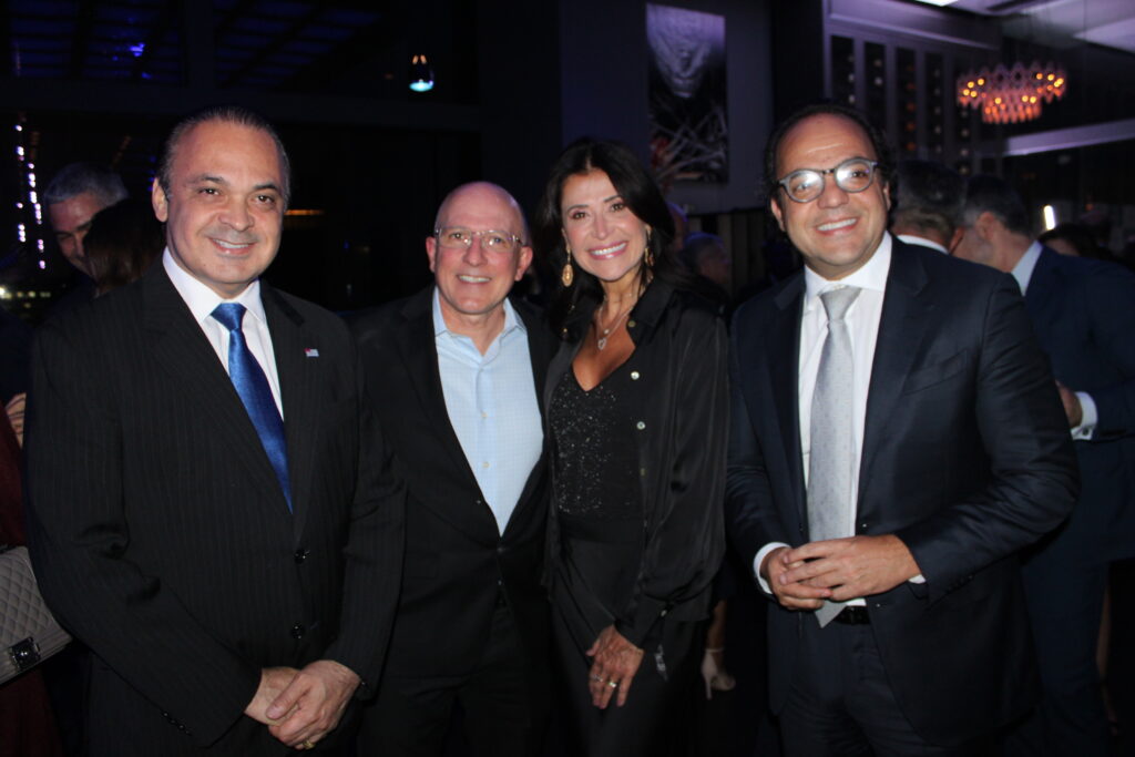 Roberto de Lucena, Aldo Leone, Patty Leone e Fabio Godinho