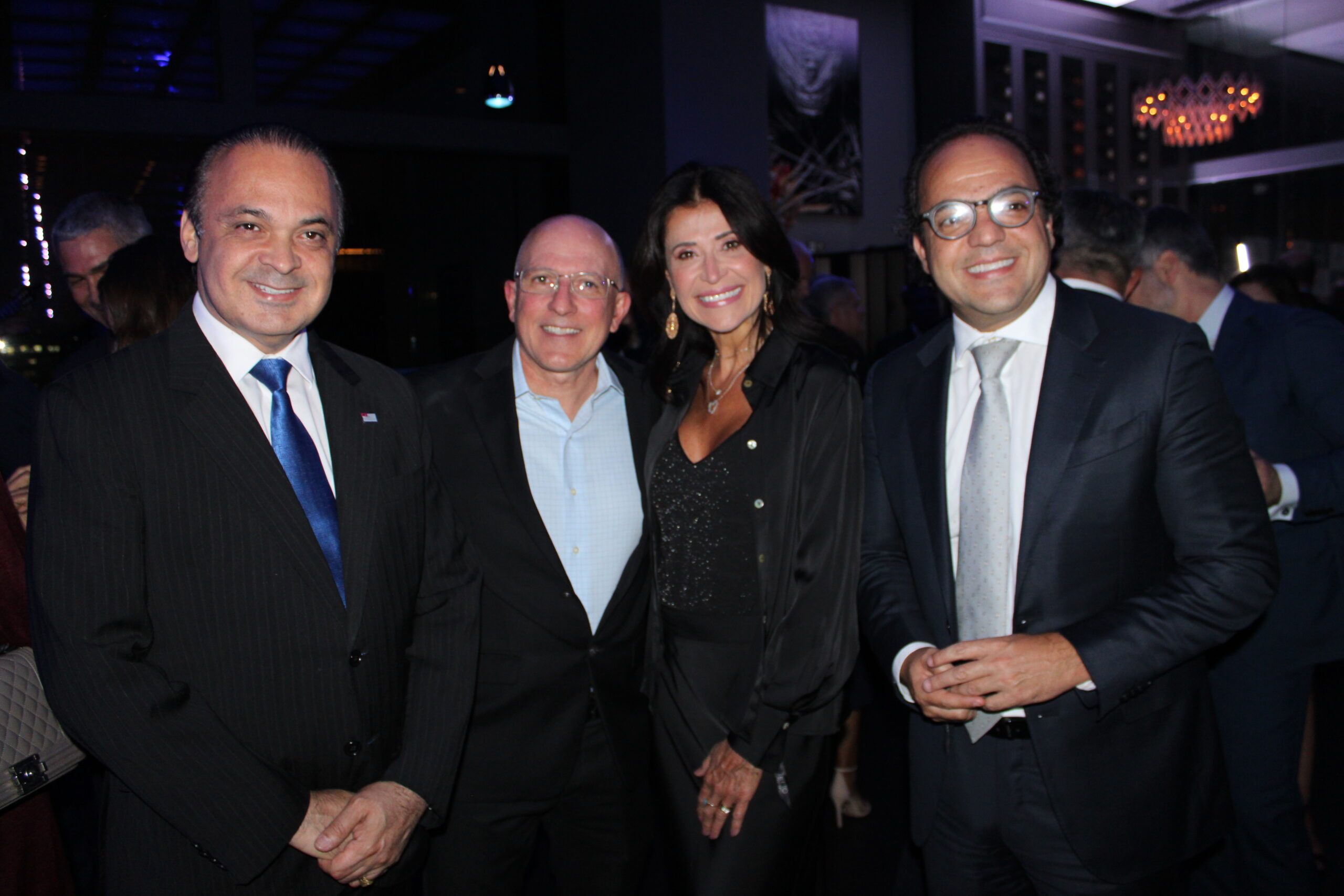 Roberto de Lucena, Aldo Leone, Patty Leone e Fabio Godinho Roberto de Lucena, Aldo Leone, Patty Leone e Fabio Godinho