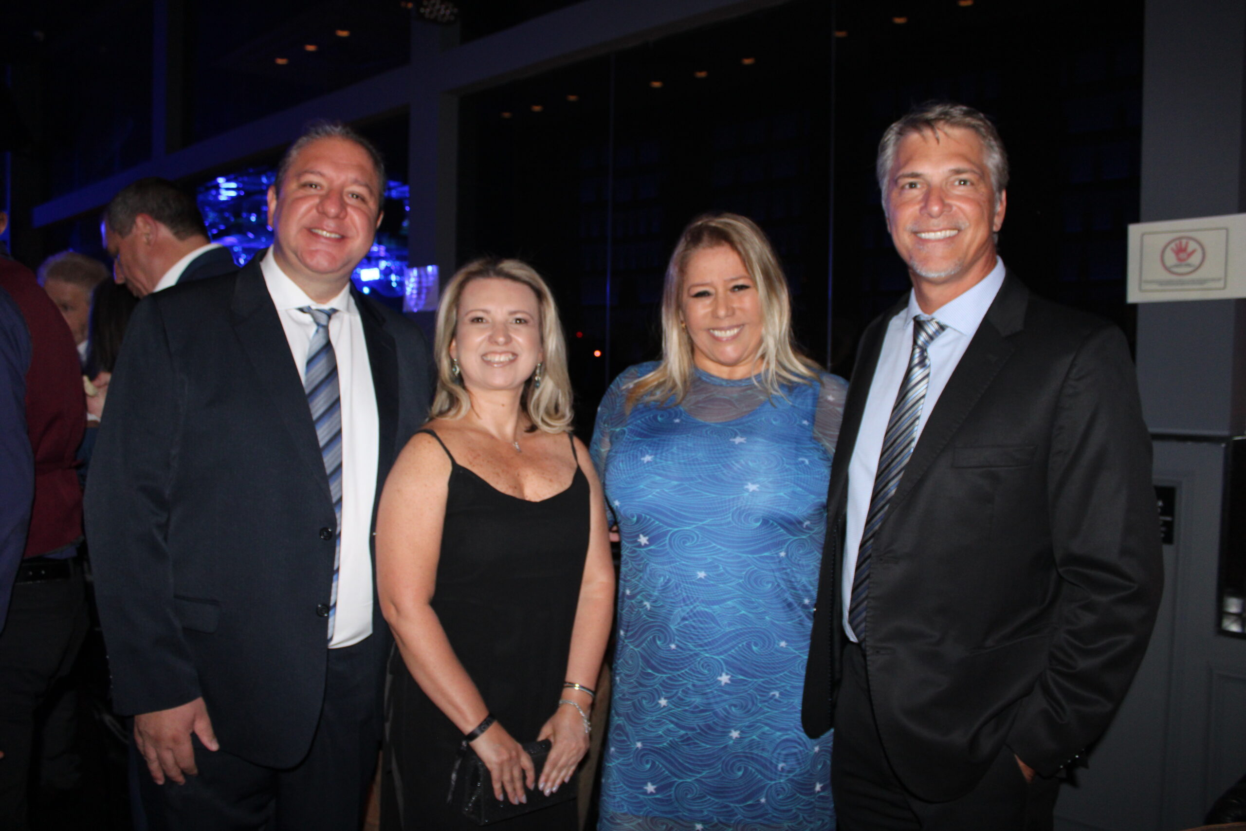 Rogerio Leites e Vera Kiste, da RCA, com Silvia Garcia, da Pros Cruzeiros e Turismo, e Alex Calabria, da Krooze Rogerio Leites e Vera Kiste, da RCA, com Silvia Garcia, da Pros Cruzeiros e Turismo, e Alex Calabria, da Krooze