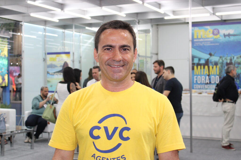 Rogerio Mendes gerente do Canal Multimarcas da CVC "CVC retoma confiança dos agentes e não entrará em guerra de comissionamento", diz Rogerio Mendes