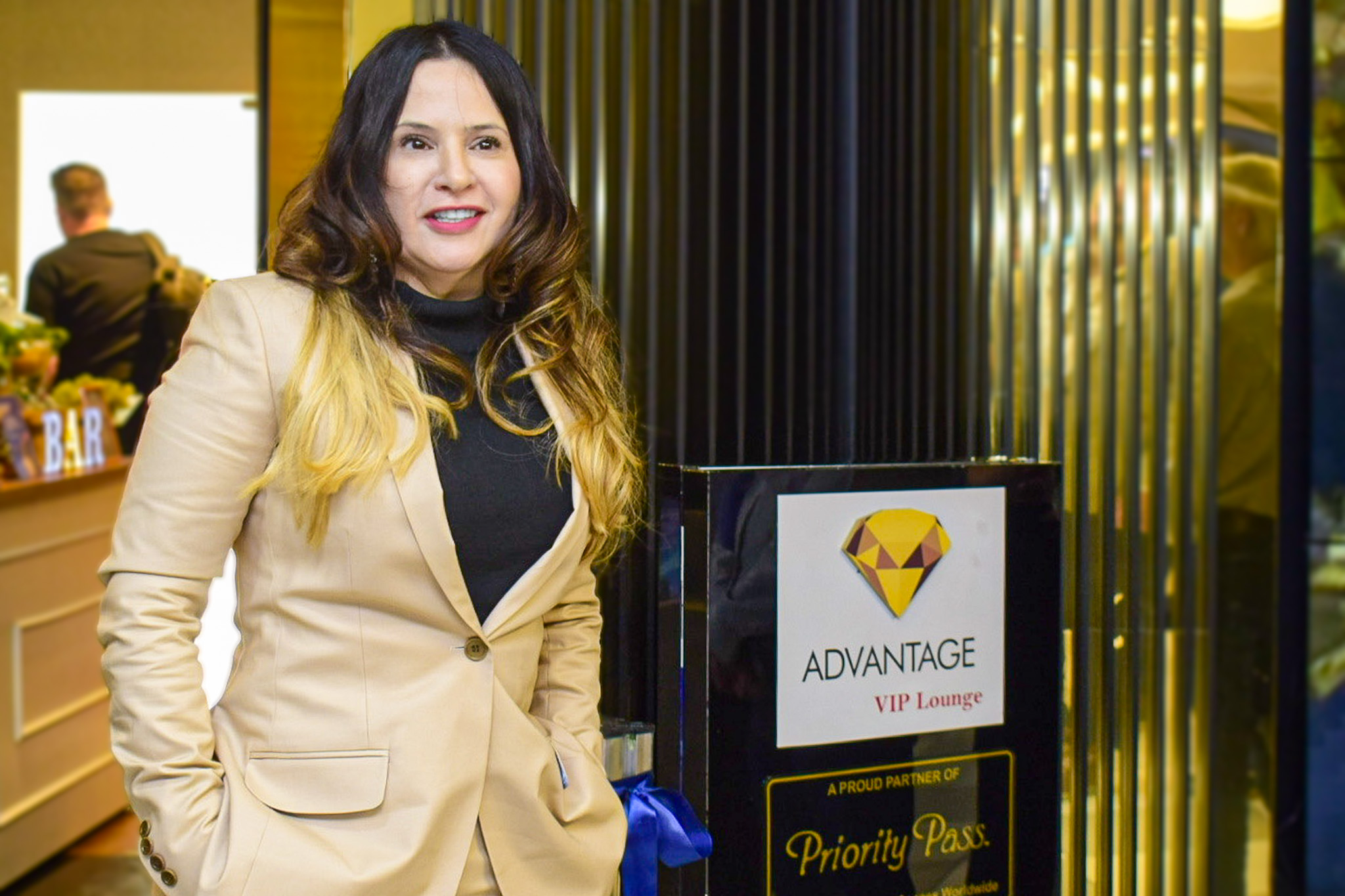 Rute Woitechen, diretora da Advantage VIP Lounge