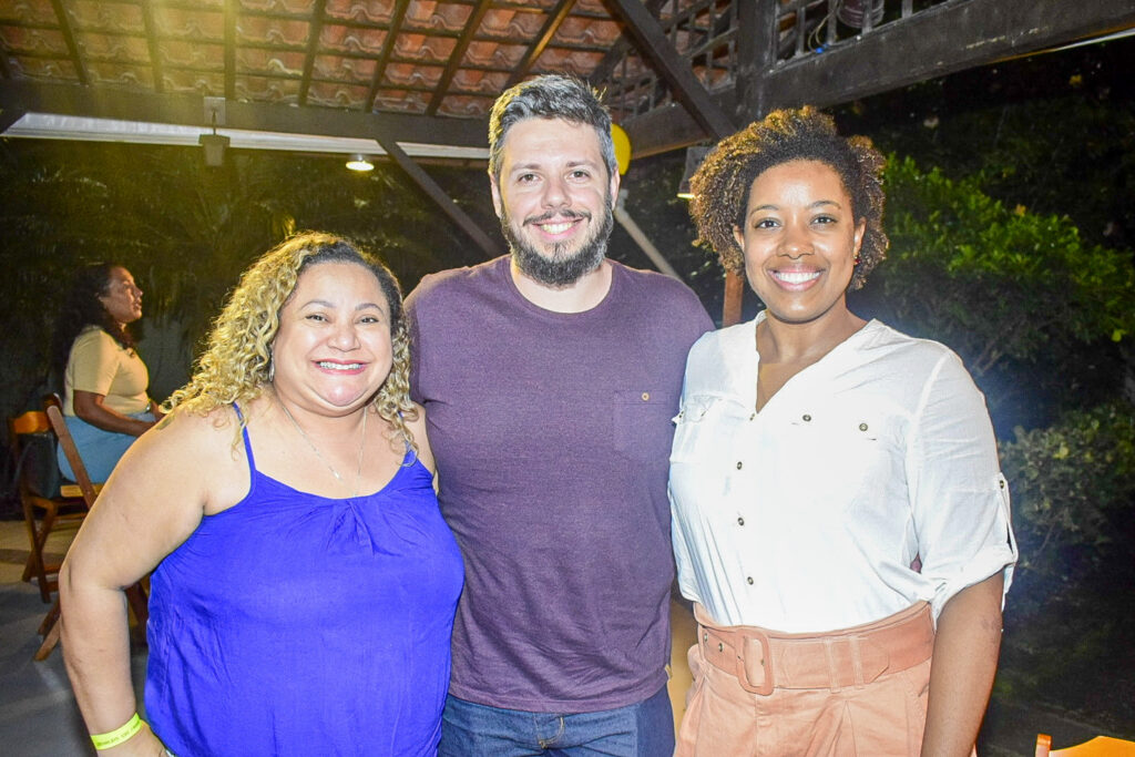 Tatiani Alves, da Trip Grande Turismo; Franklin Combat e Heloise Moura