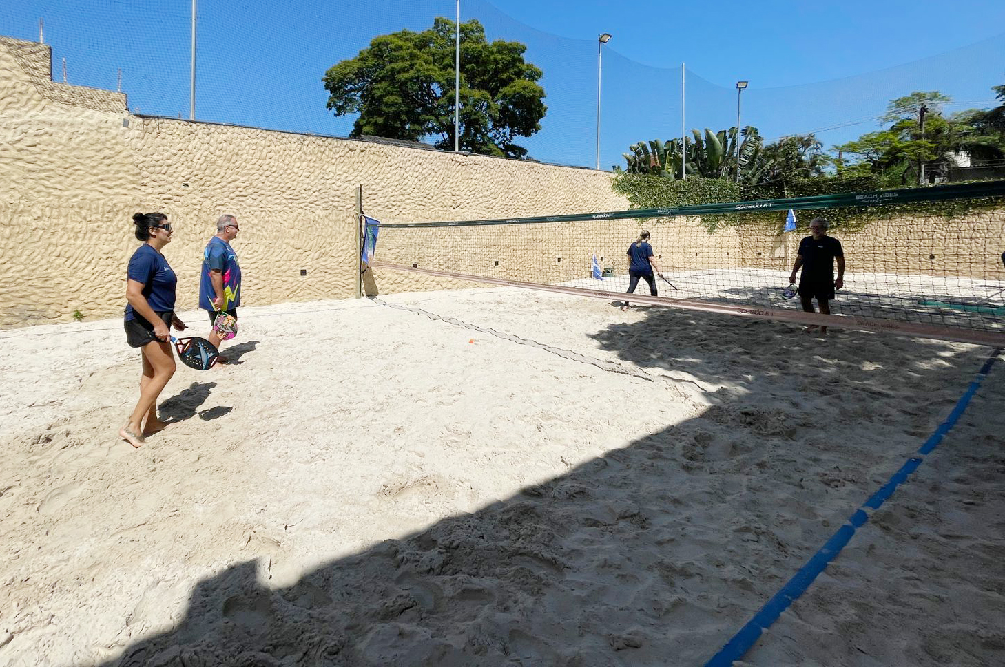 Manhã de Beach Tennis no Cidade Jardim Manhã de Beach Tennis no Cidade Jardim