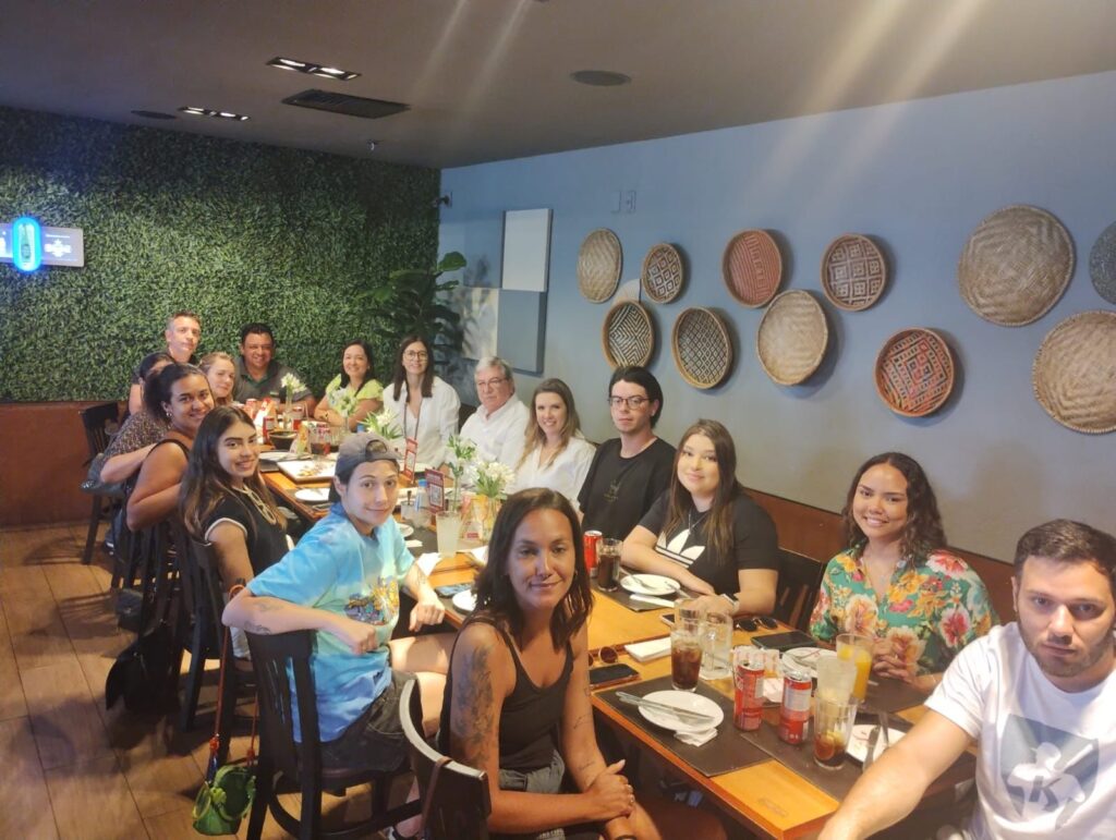 Almoço de despedida de Uberaba com os representantes de turismo do destino