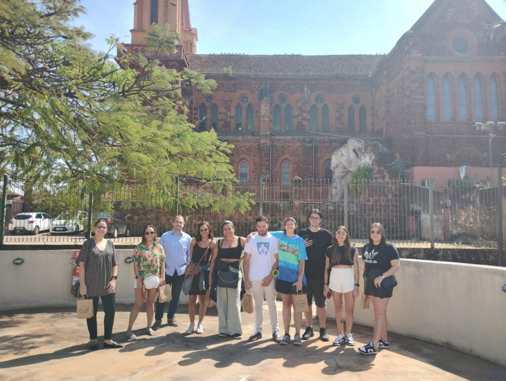 O grupo visitou os principais pontos turísticos de Uberaba