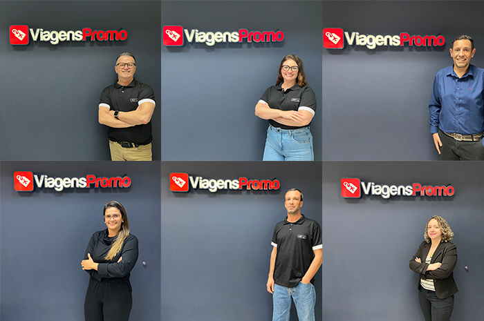 ViagensPromo expande equipe com seis novos colaboradores 1 montagem vp ViagensPromo expande equipe com seis novos colaboradores